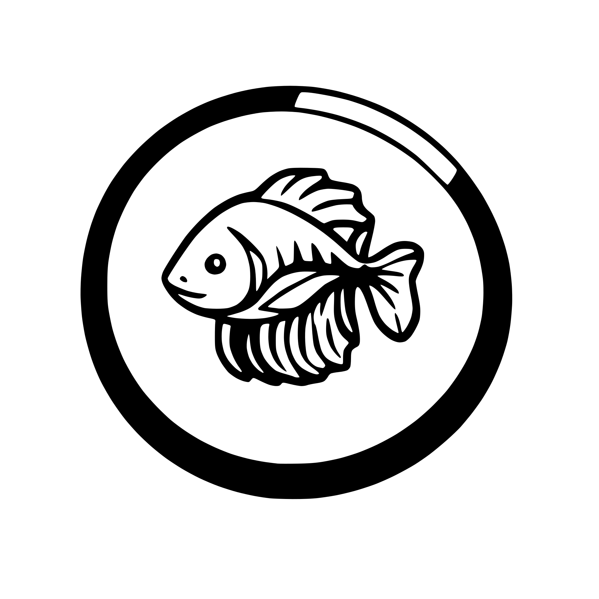 AI-generated SVG of a betta fish