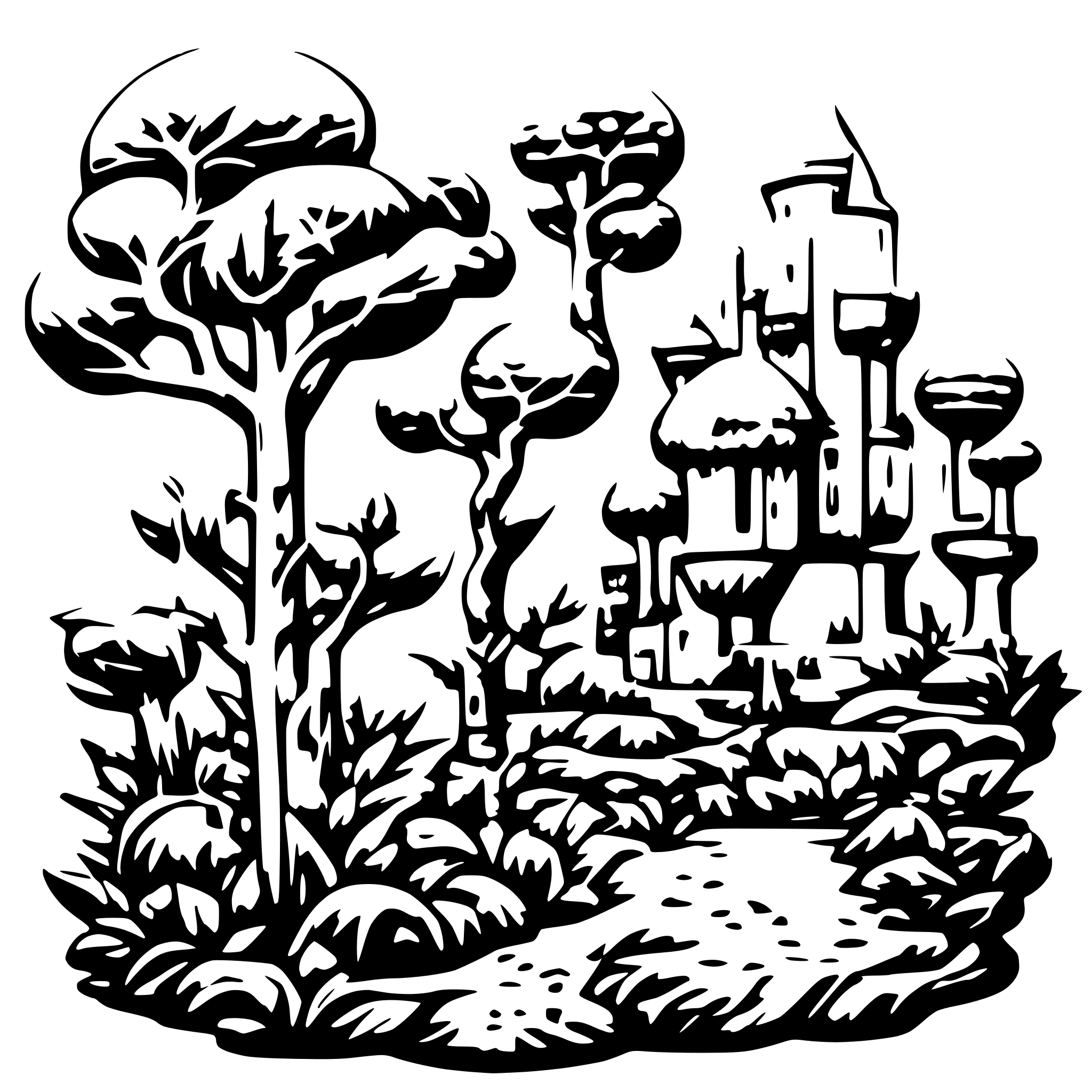AI-generated SVG of a Kutai Kingdom