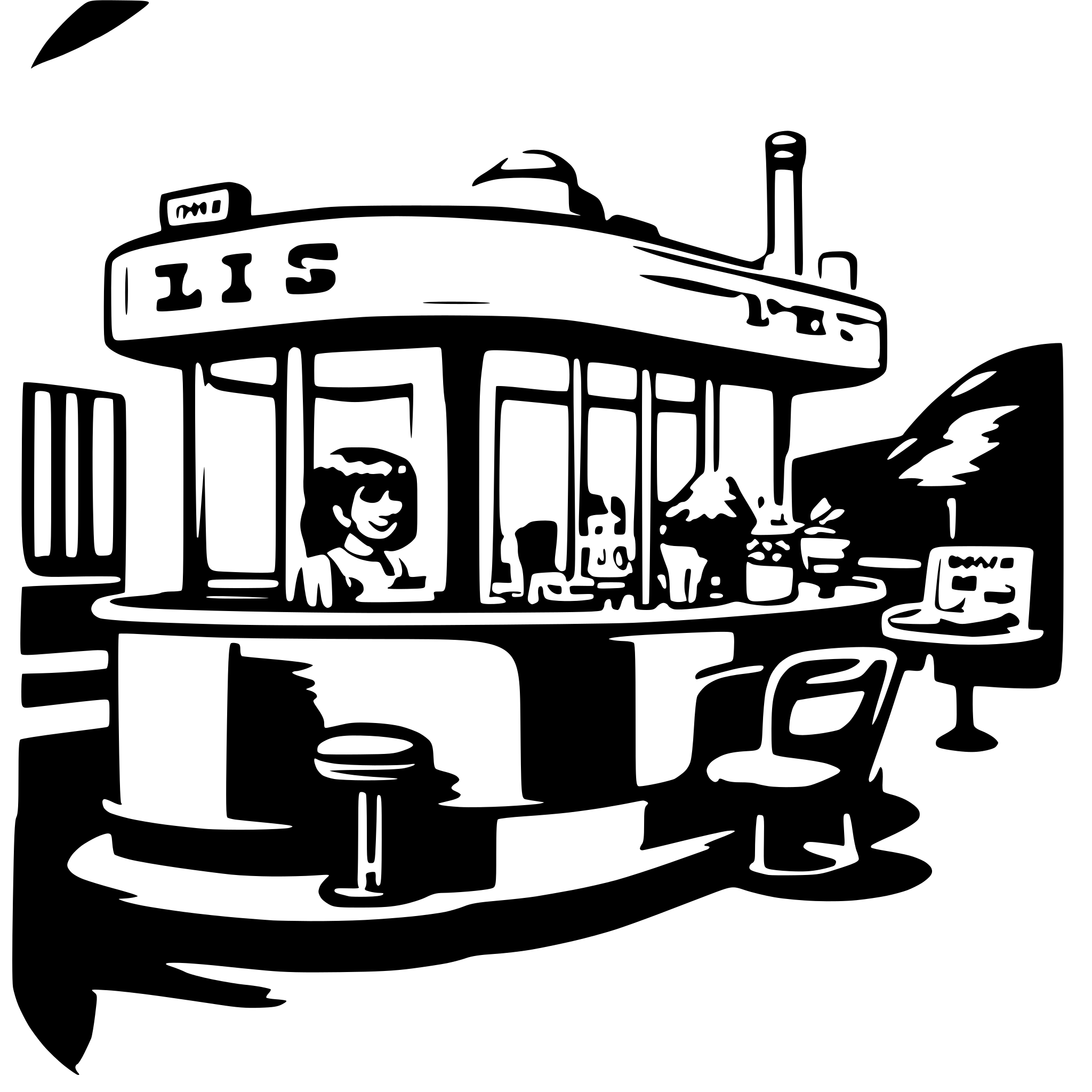 AI-generated SVG of a Lukes diner