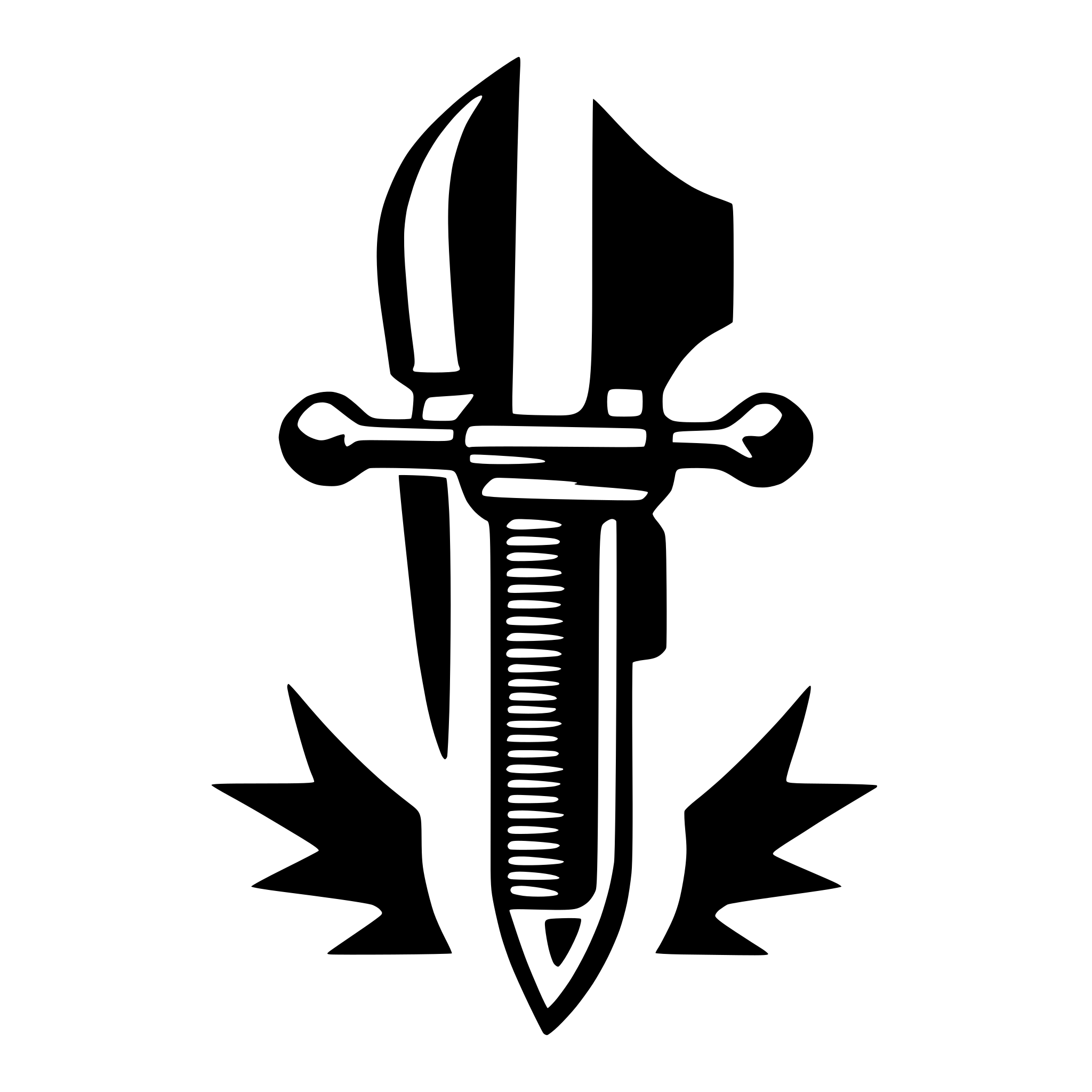 AI-generated SVG of a barbershop logo with a scissor in the middle