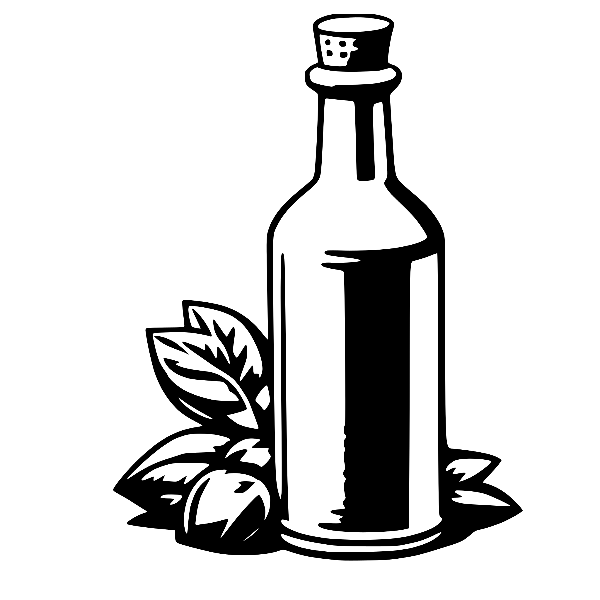AI-generated SVG of a bottle