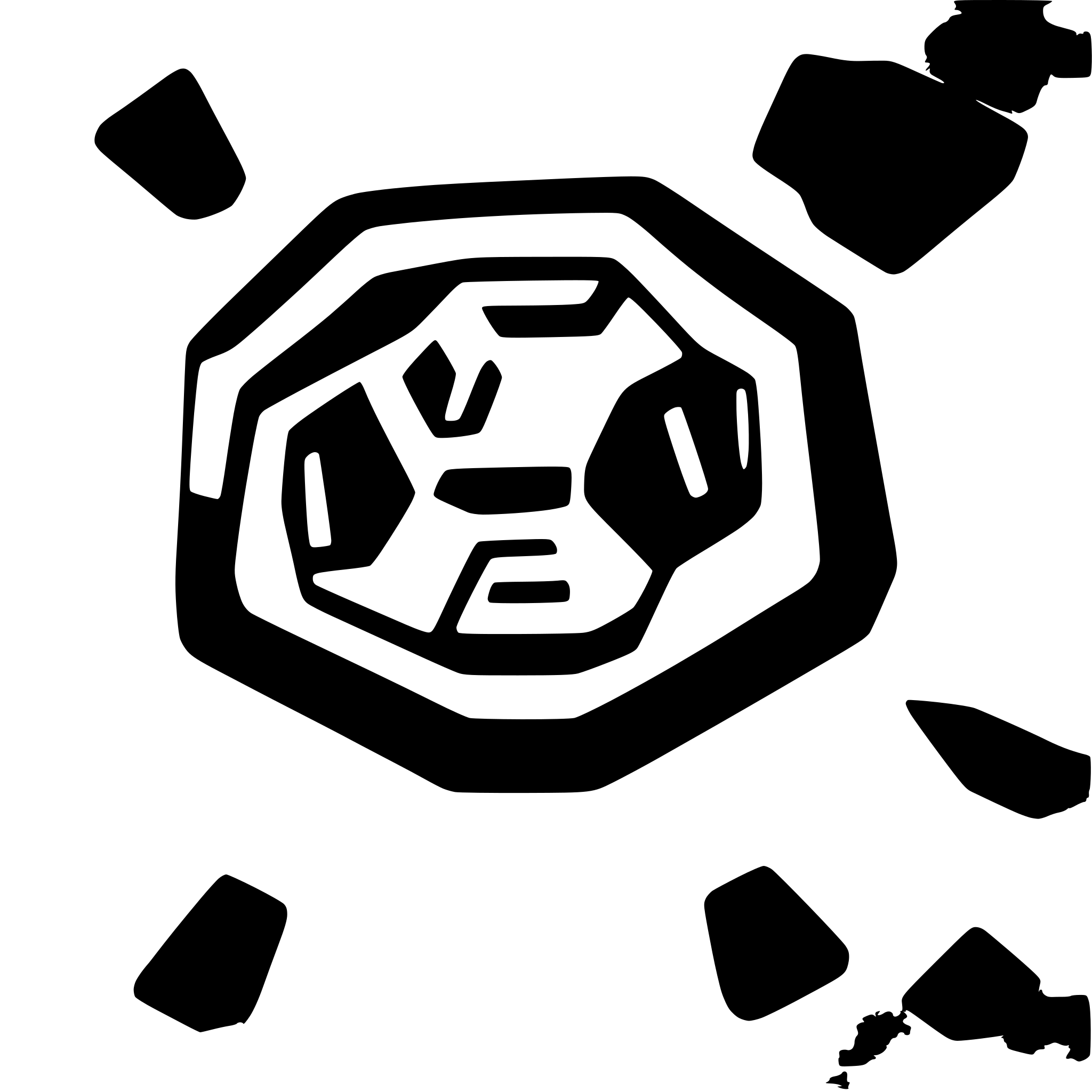 AI-generated SVG of a a hexagon display that would be used in a lab