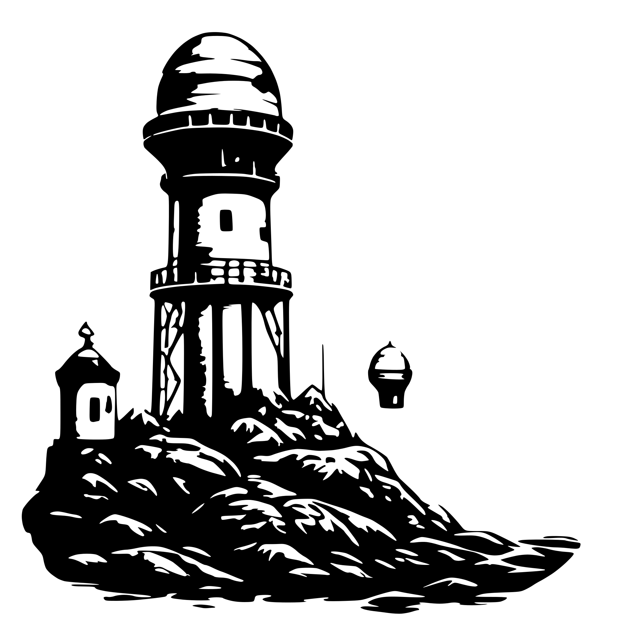 AI-generated SVG of a SEA MINES