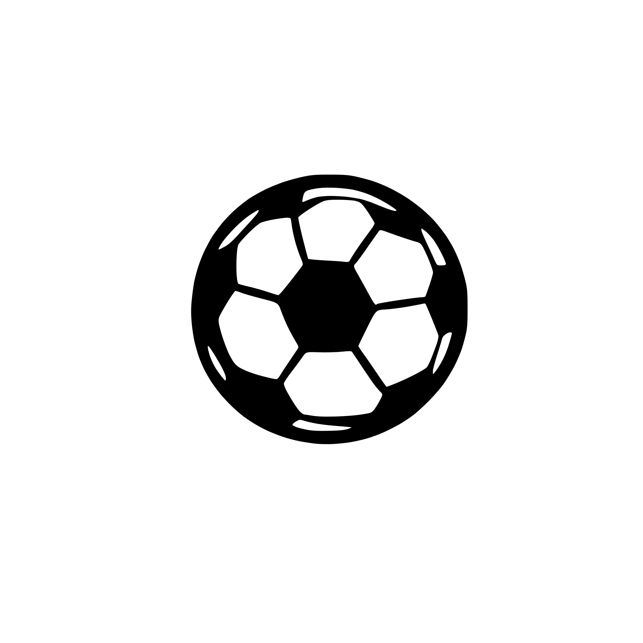 AI-generated SVG of a Soccer ball without shadow