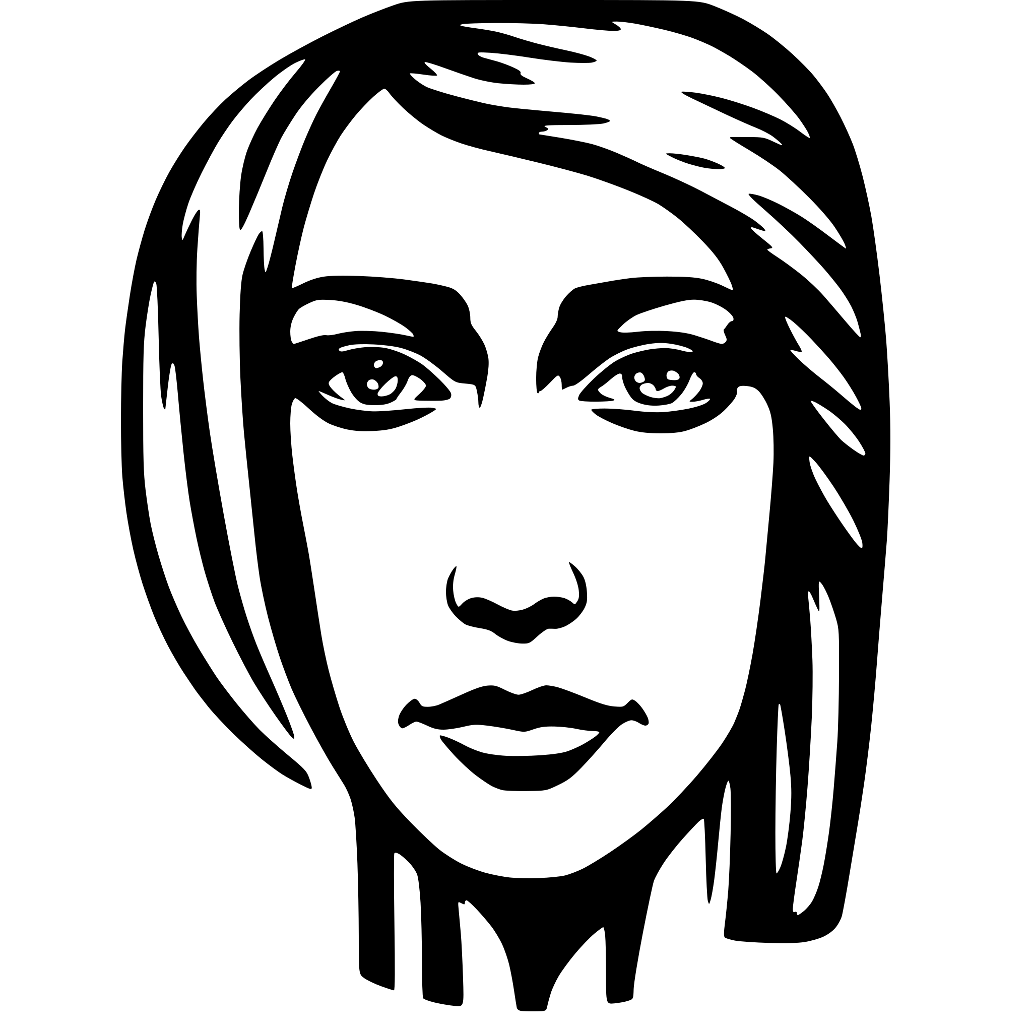 AI-generated SVG of a Rostro facial biometrico