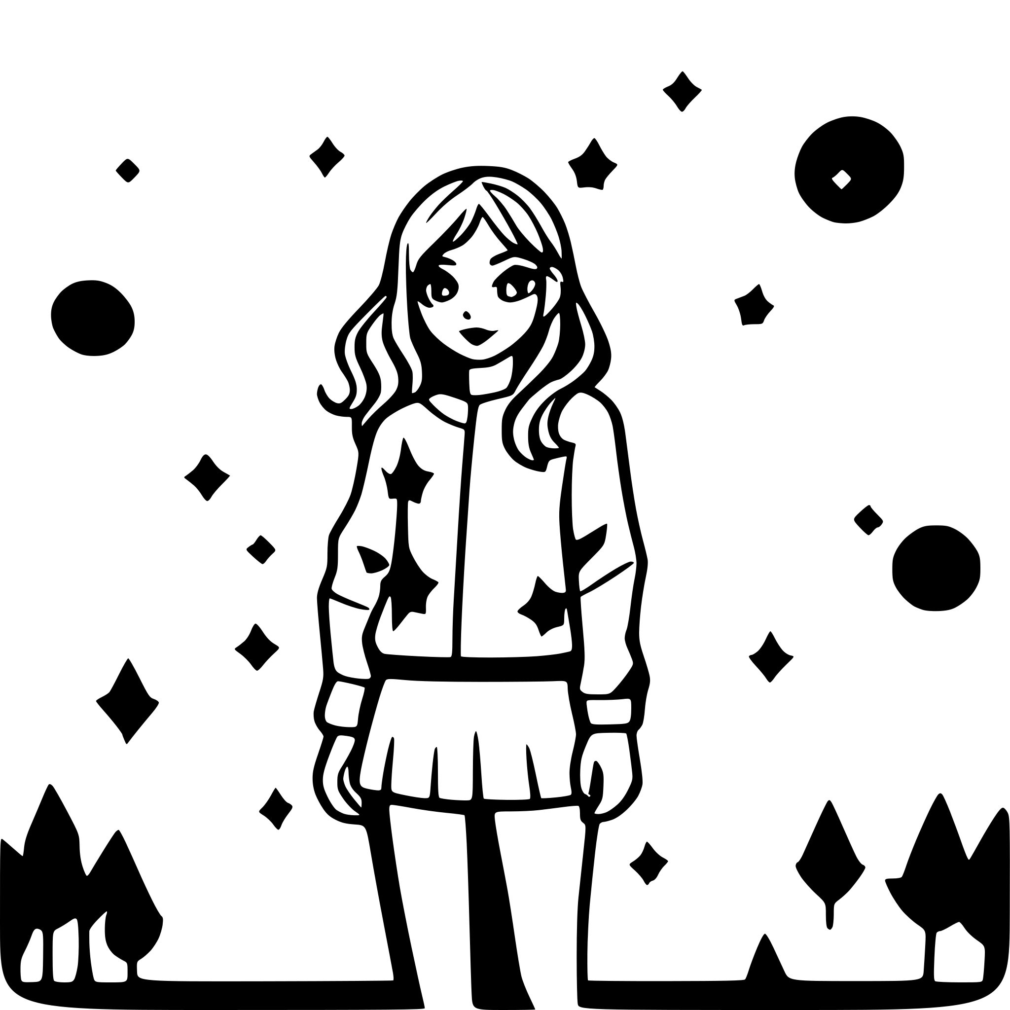 AI-generated SVG of 'scattered stars as a galaxy'