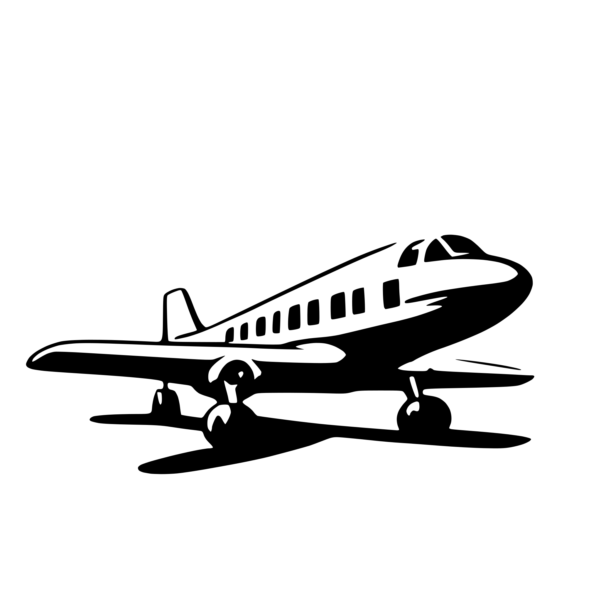 AI-generated SVG of a Plane
