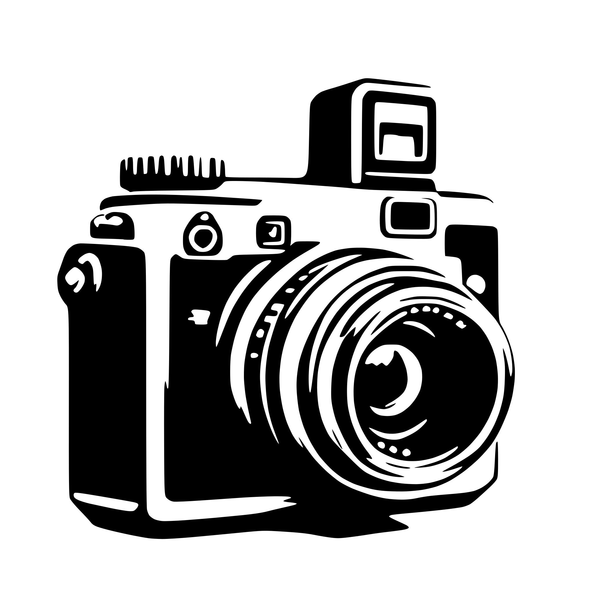 AI-generated SVG of a camera