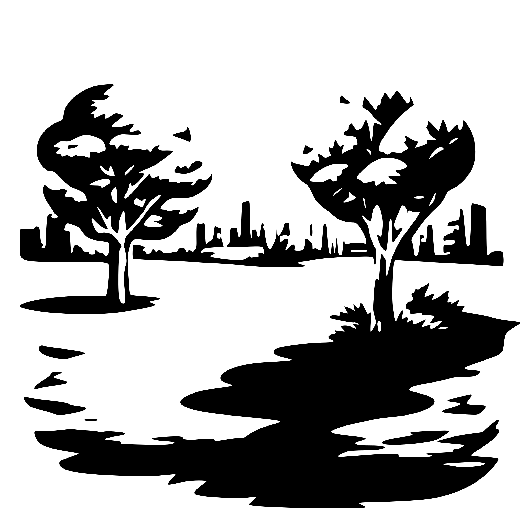 AI-generated SVG of 'A picture of the world that looks normal, but there is a large shadow passing behind it.'
