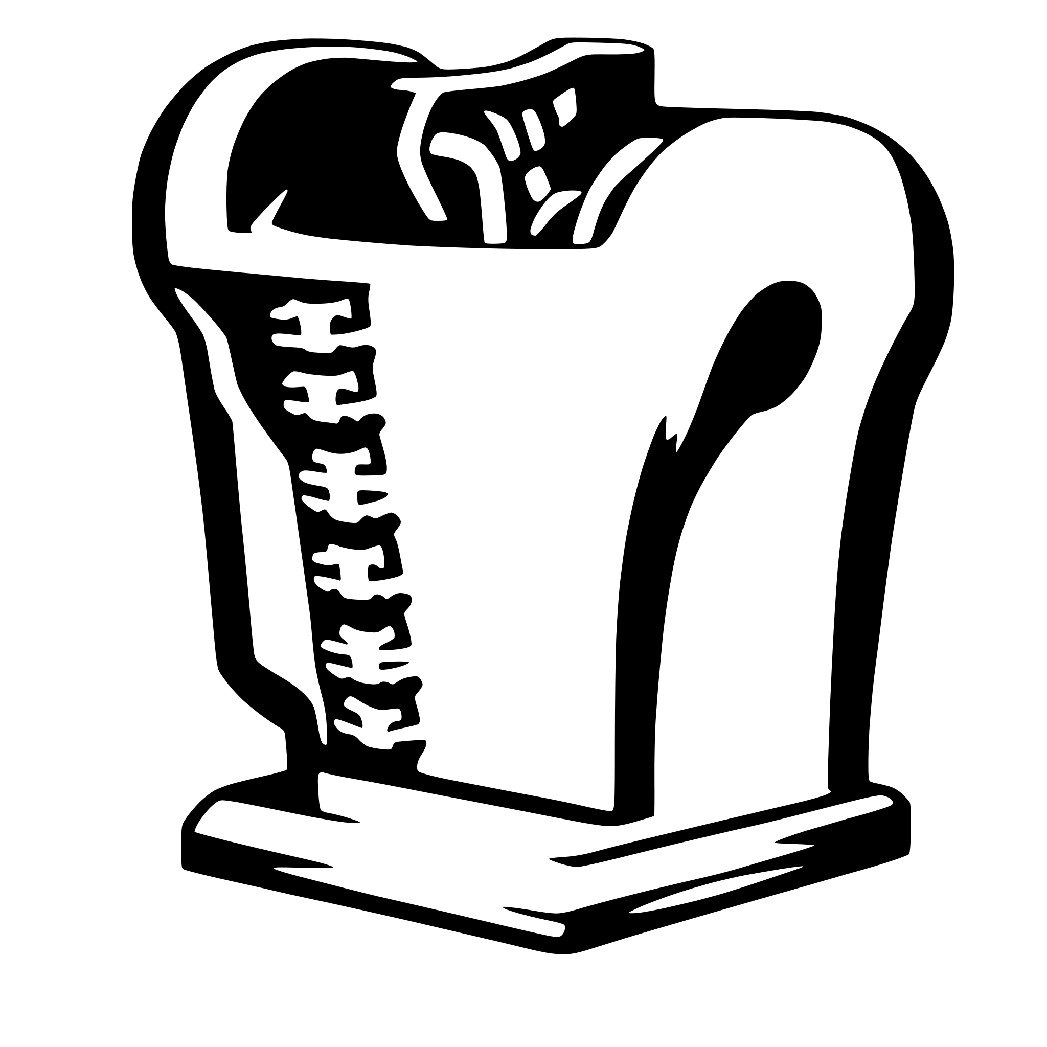 AI-generated SVG of a chest x ray