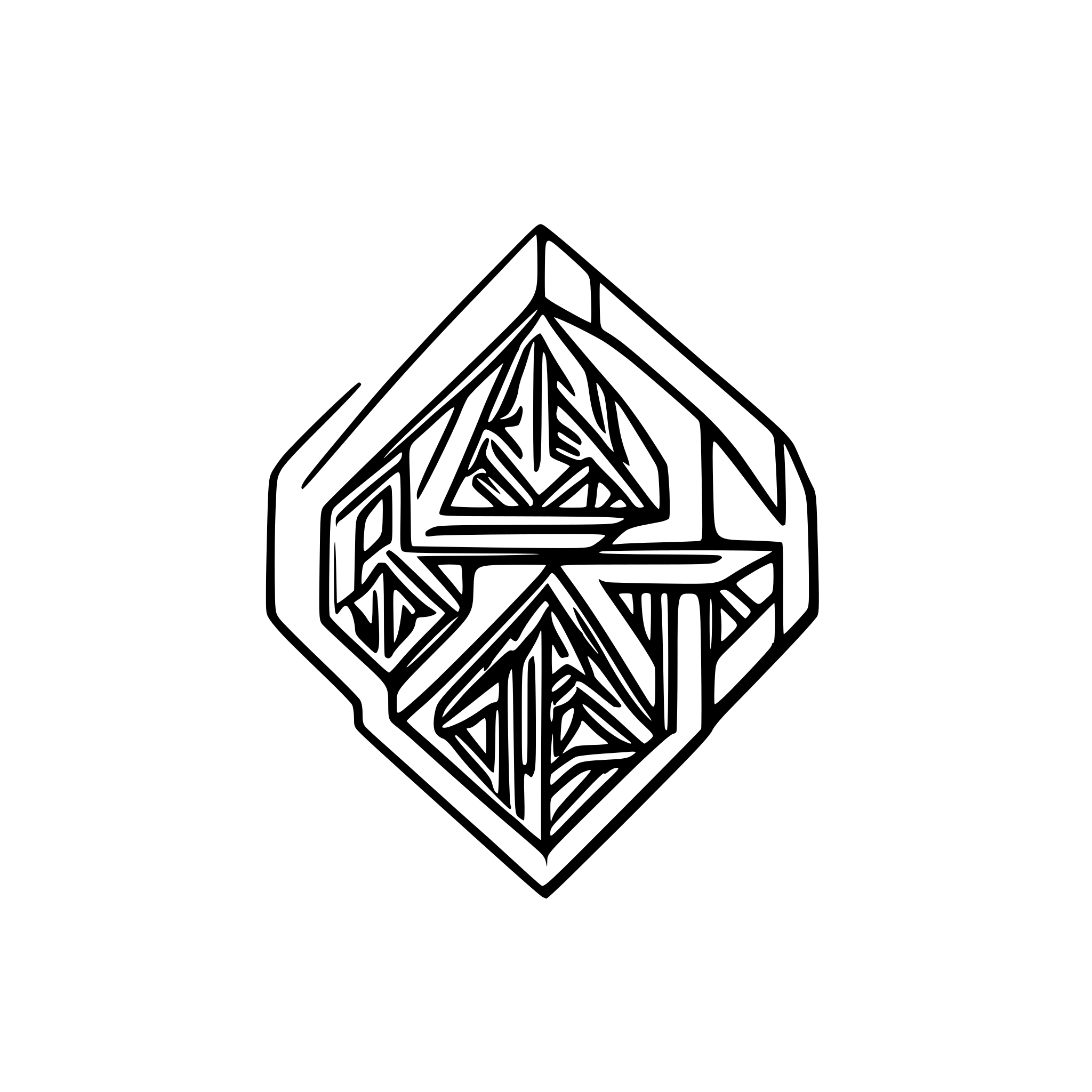 AI-generated SVG of a * AI-generated SVG of a *
