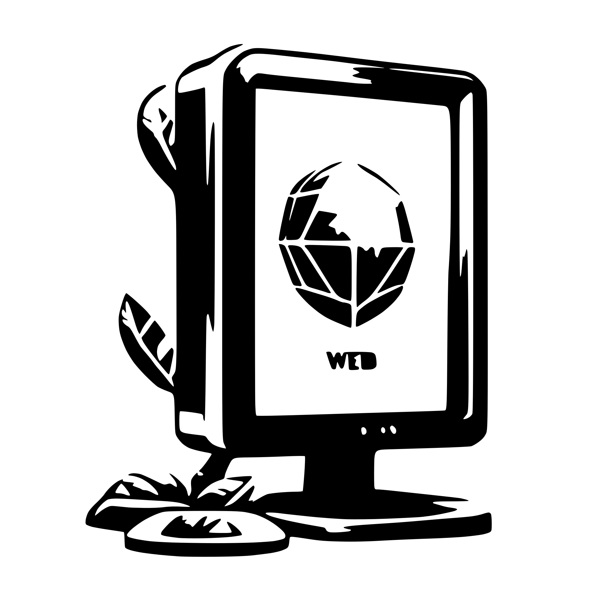 AI-generated SVG of a web development