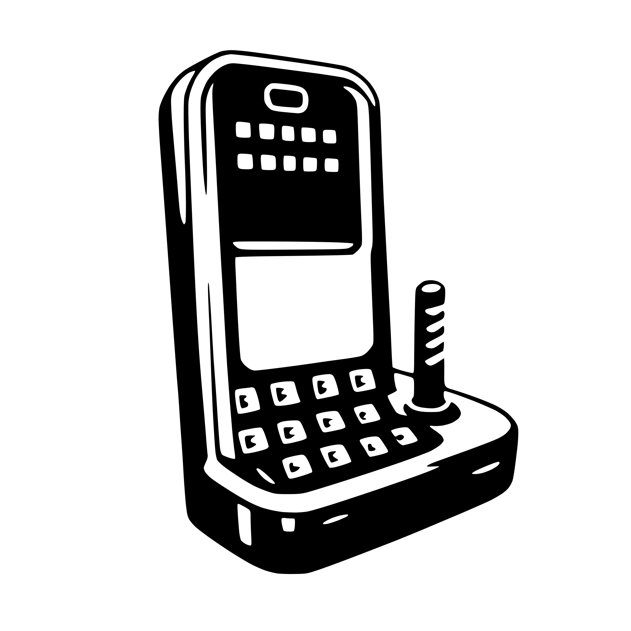 AI-generated SVG of 'cell phone'