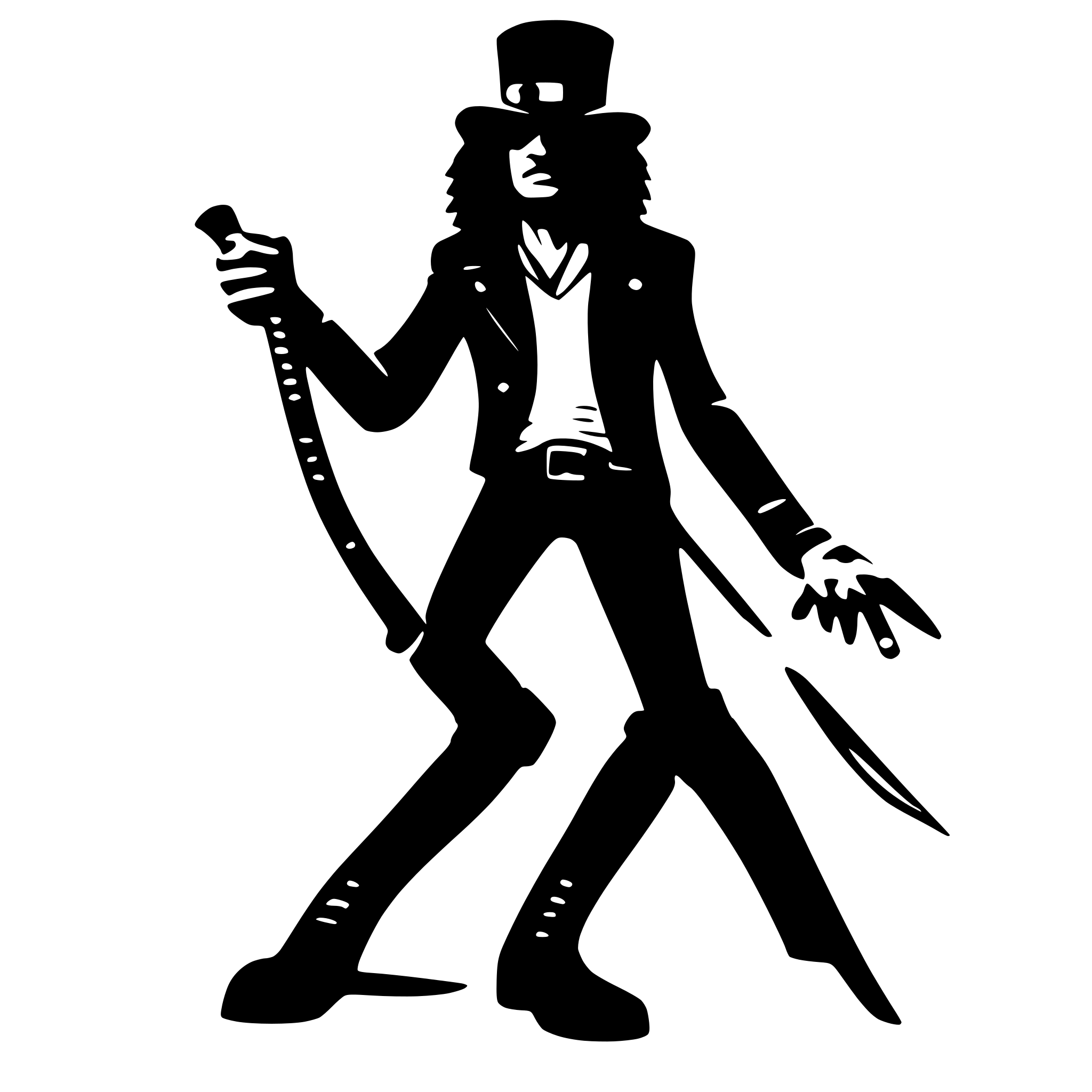 AI-generated SVG of 'slash'