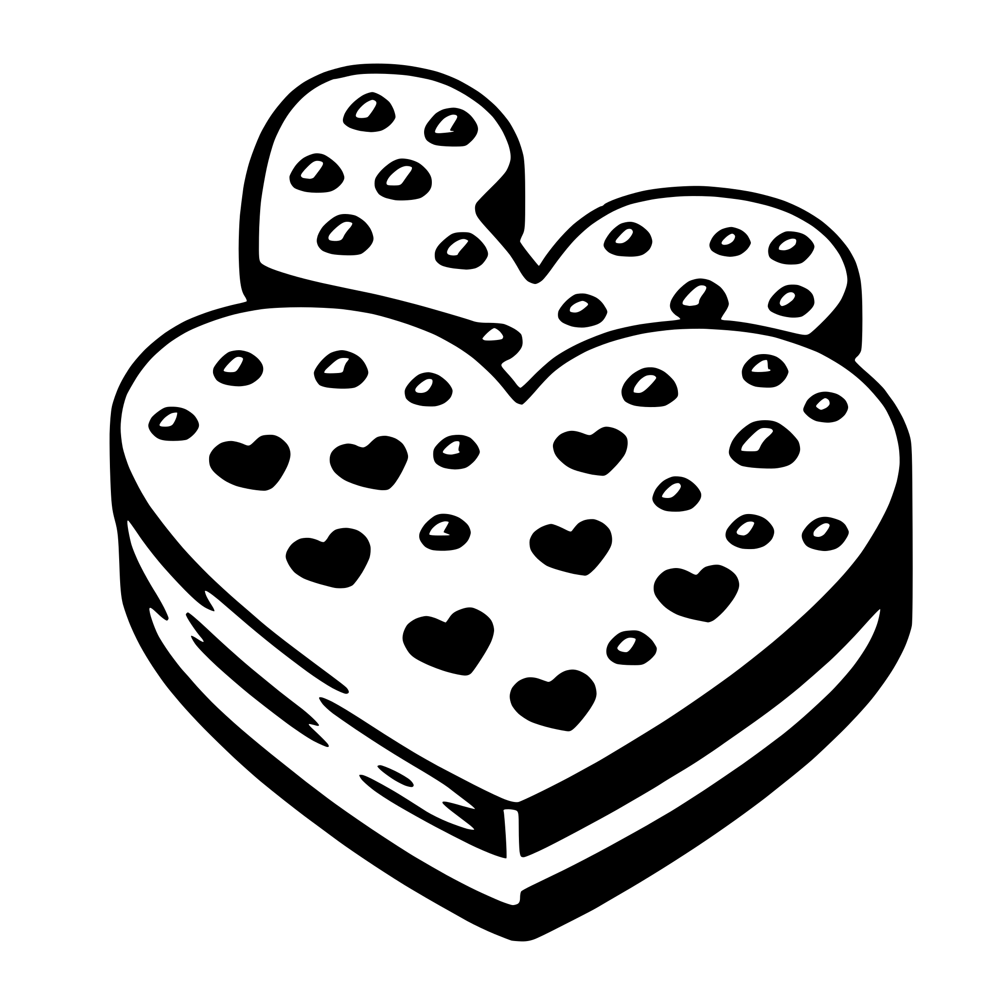 AI-generated SVG of 'valentine candy hearts'
