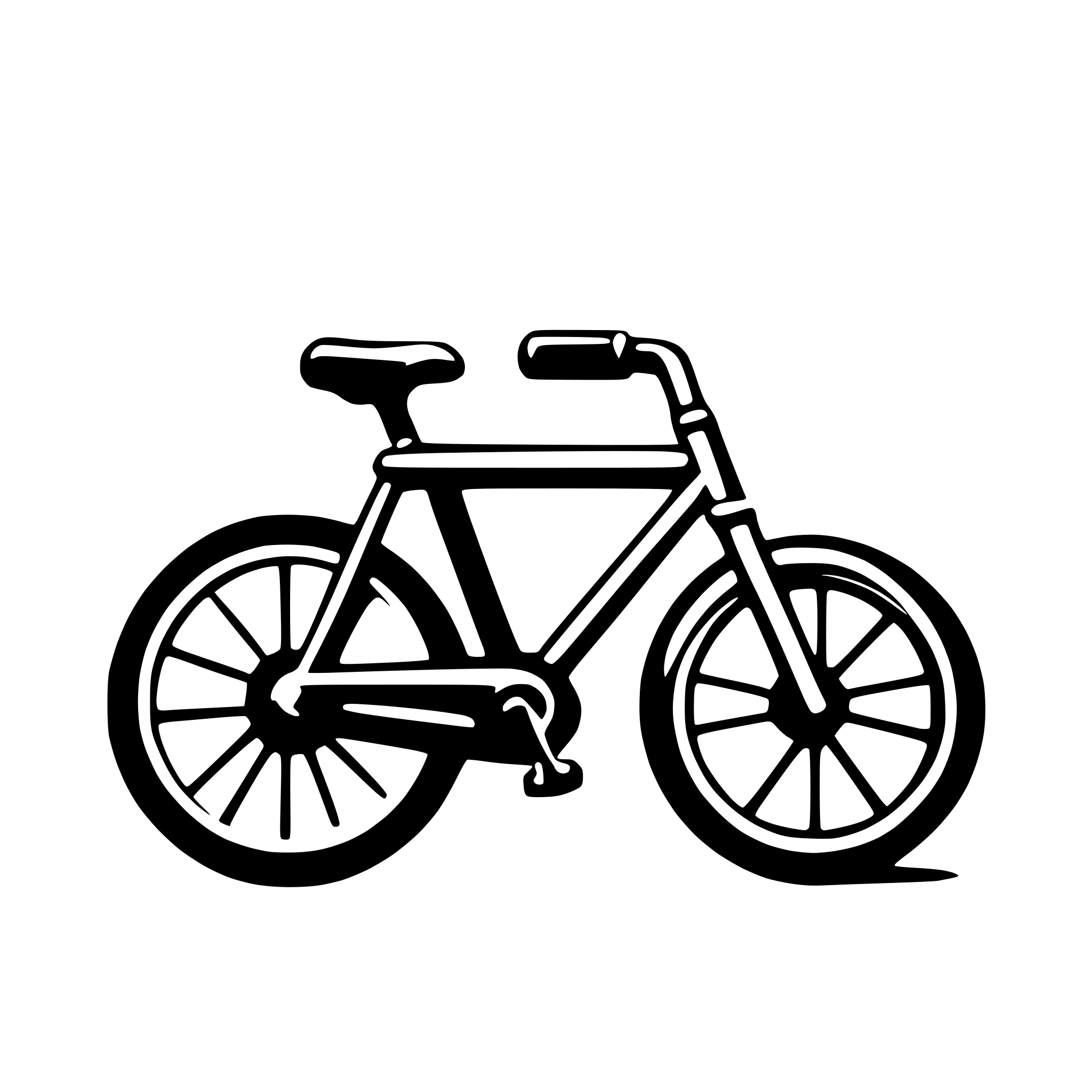 AI-generated SVG of 'Bicycle icon'