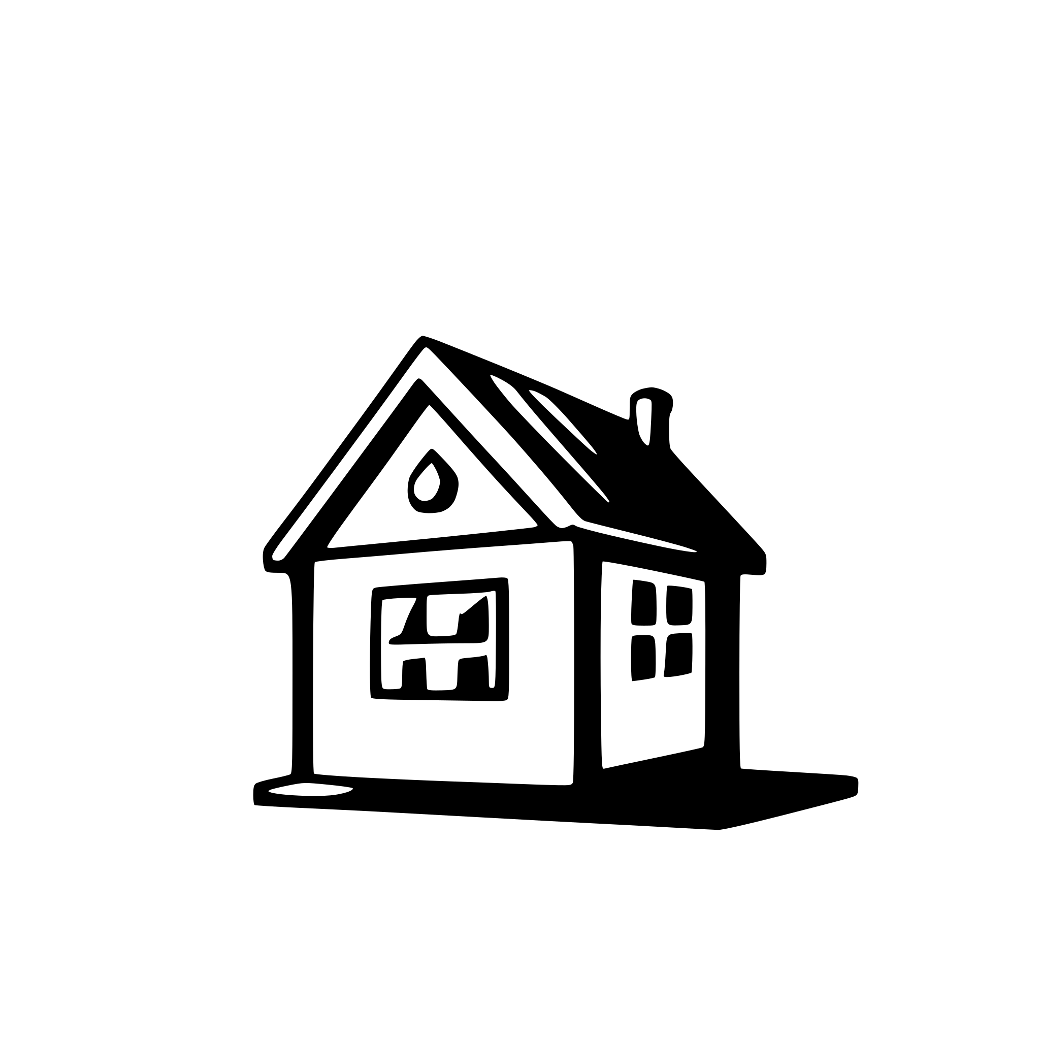 AI-generated SVG of a house roof