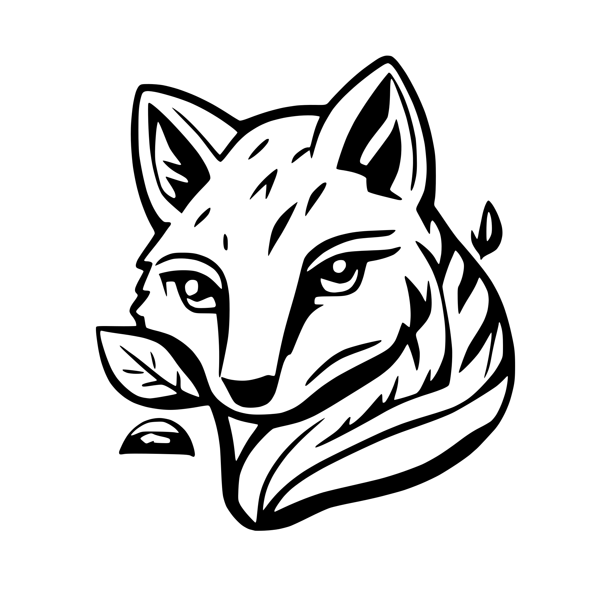 AI-generated SVG of a make image of a fox