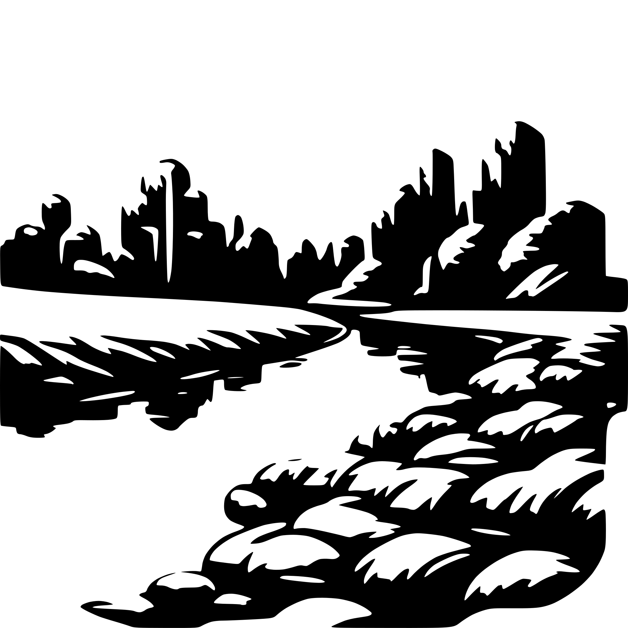 AI-generated SVG of 'river'