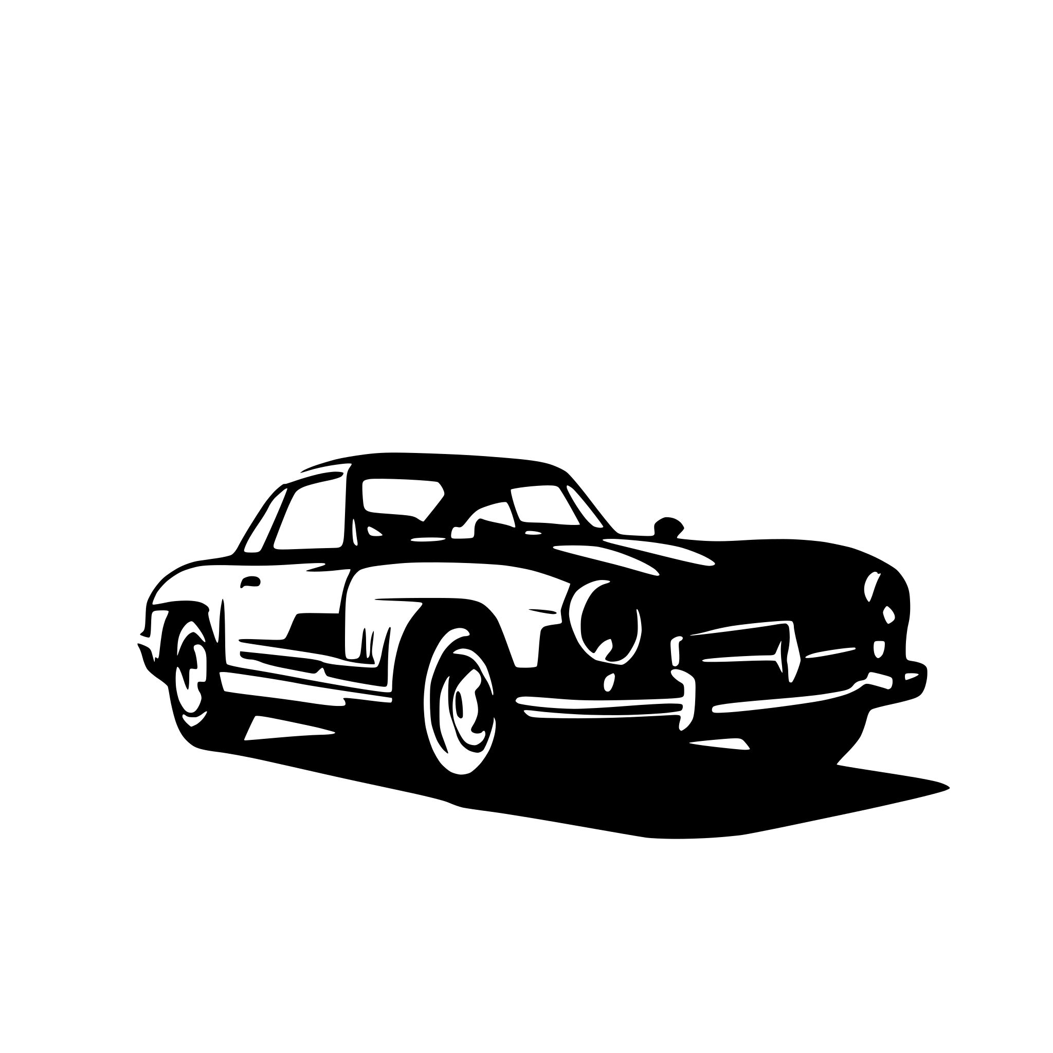 AI-generated SVG of a 300 sl