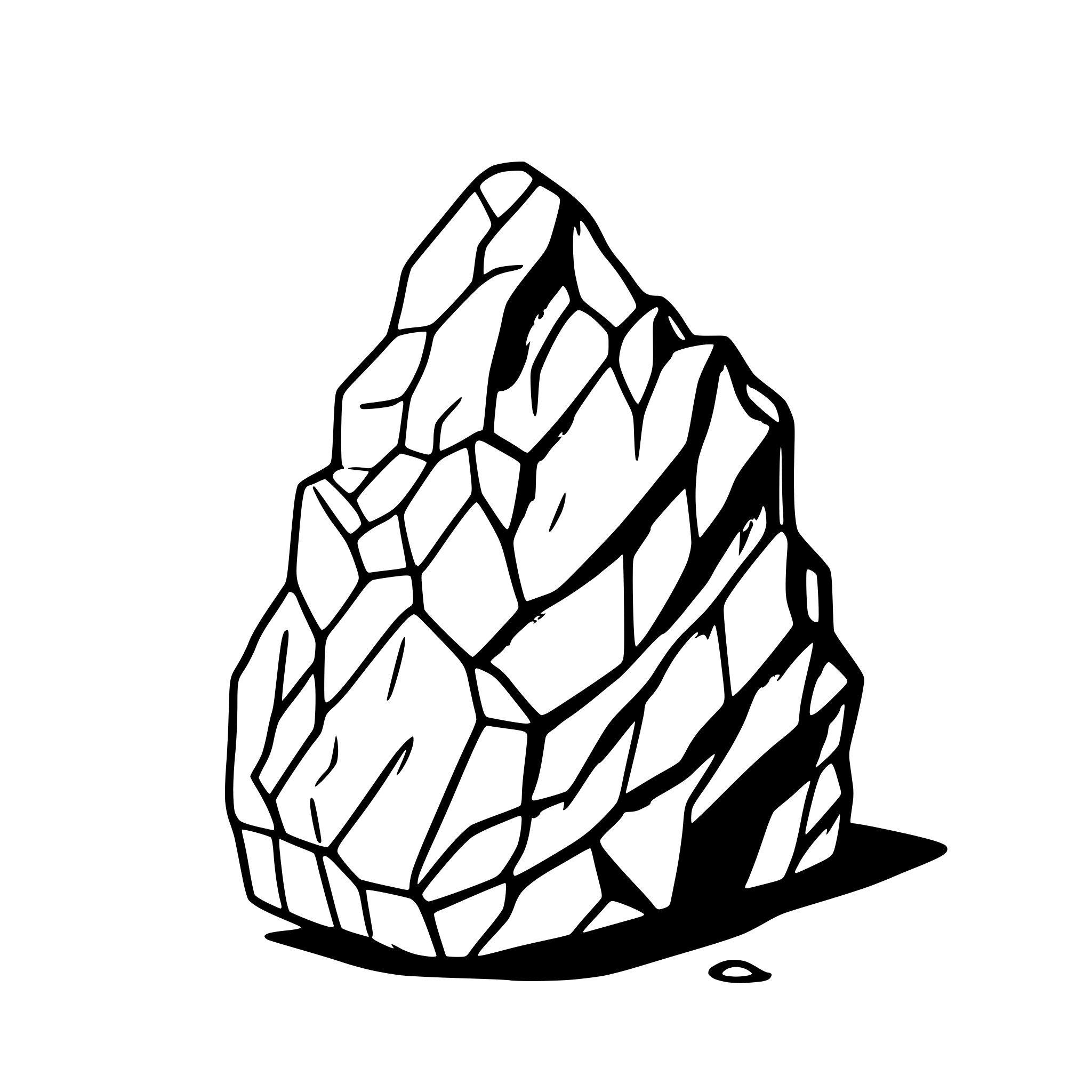 AI-generated SVG of 'cracked glacier ice'