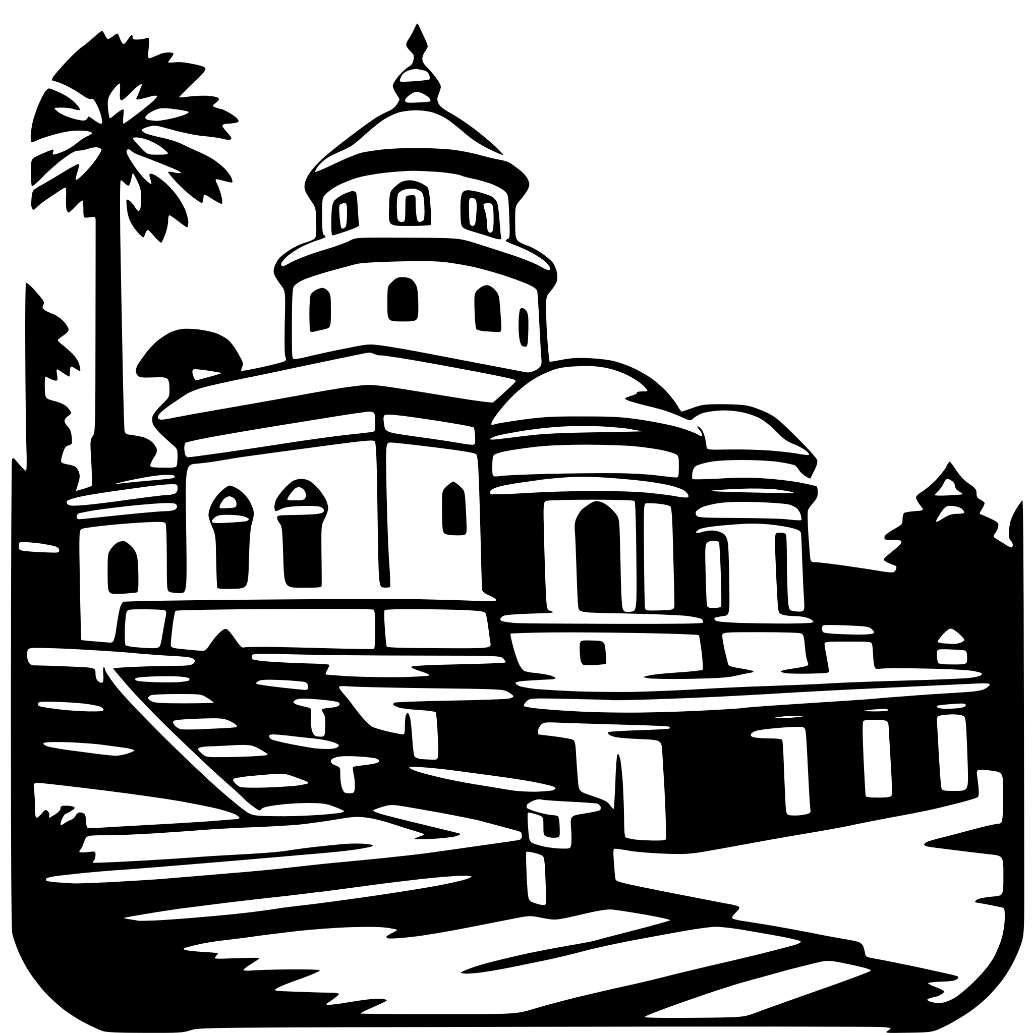 AI-generated SVG of a pashupatinath temple