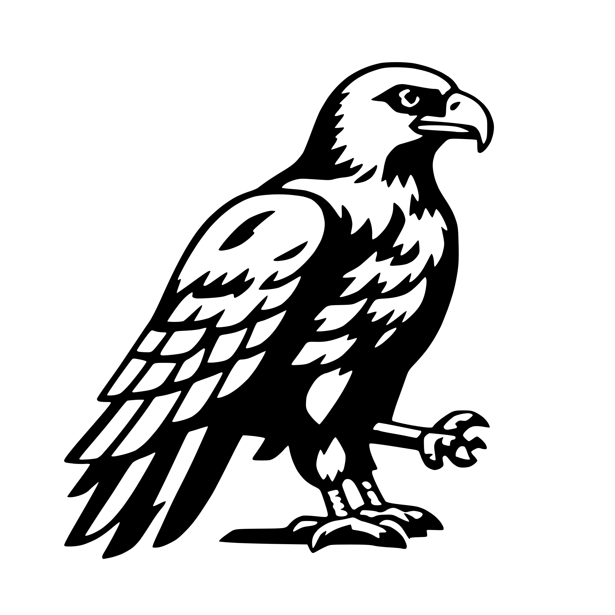 AI-generated SVG of a eagle