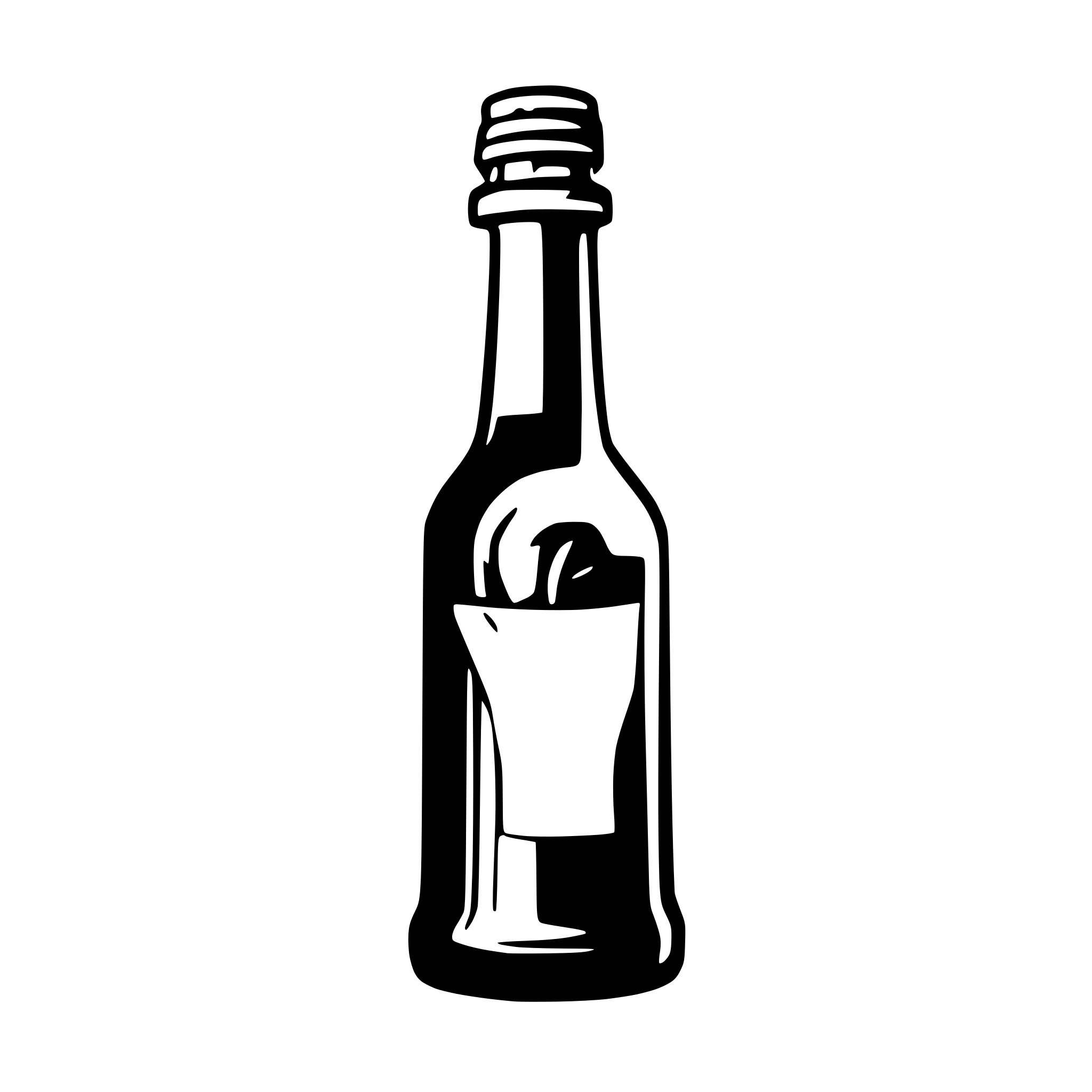 AI-generated SVG of 'beer bottle dancing'