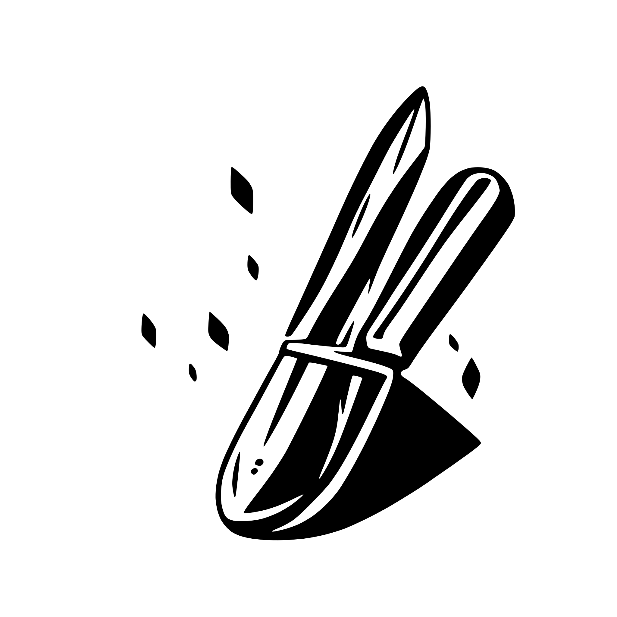 AI-generated SVG of 'Kitchen knife flurry chopping data'