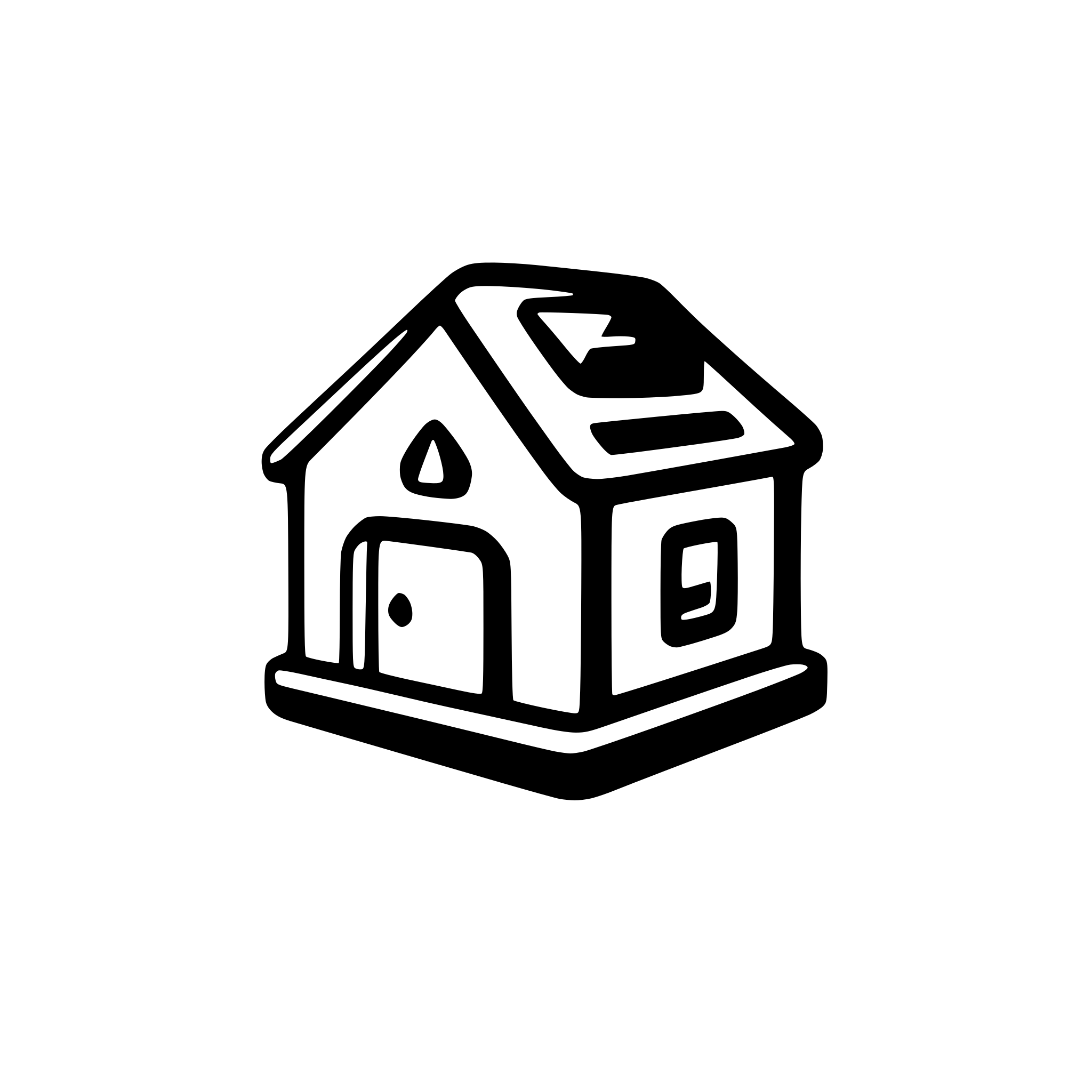AI-generated SVG of a home icon