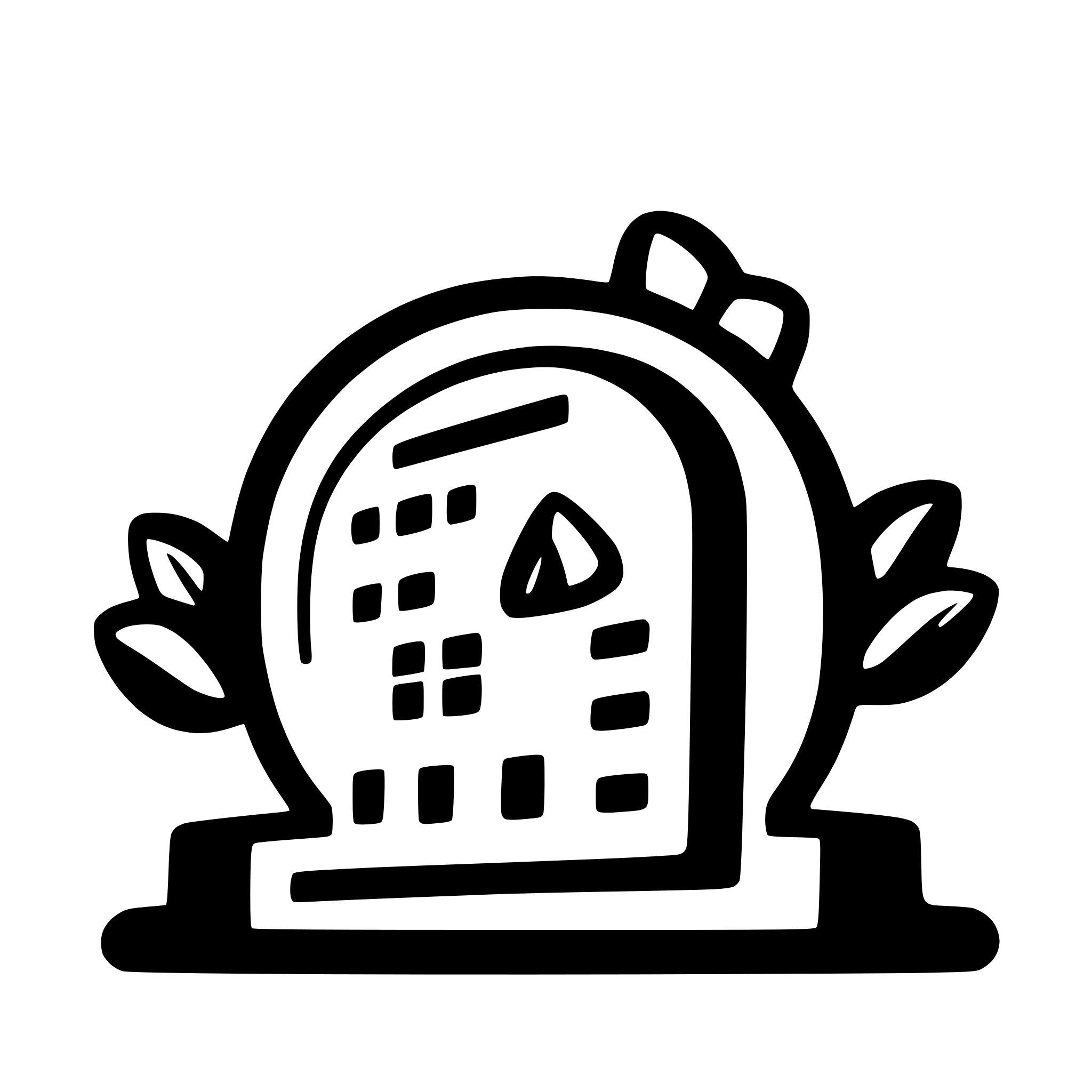AI-generated SVG of a building
