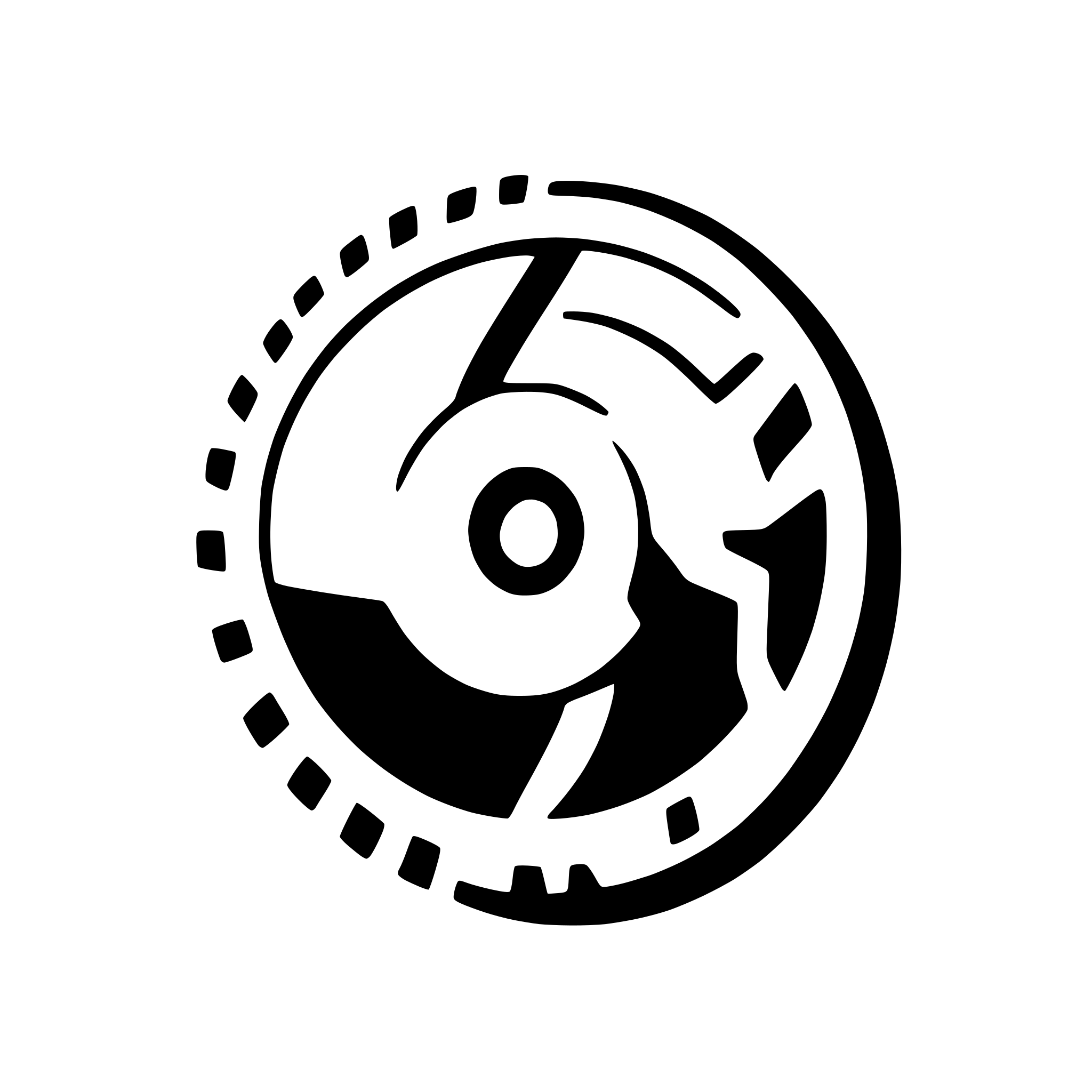 AI-generated SVG of 'Circular saw disk with teeths'