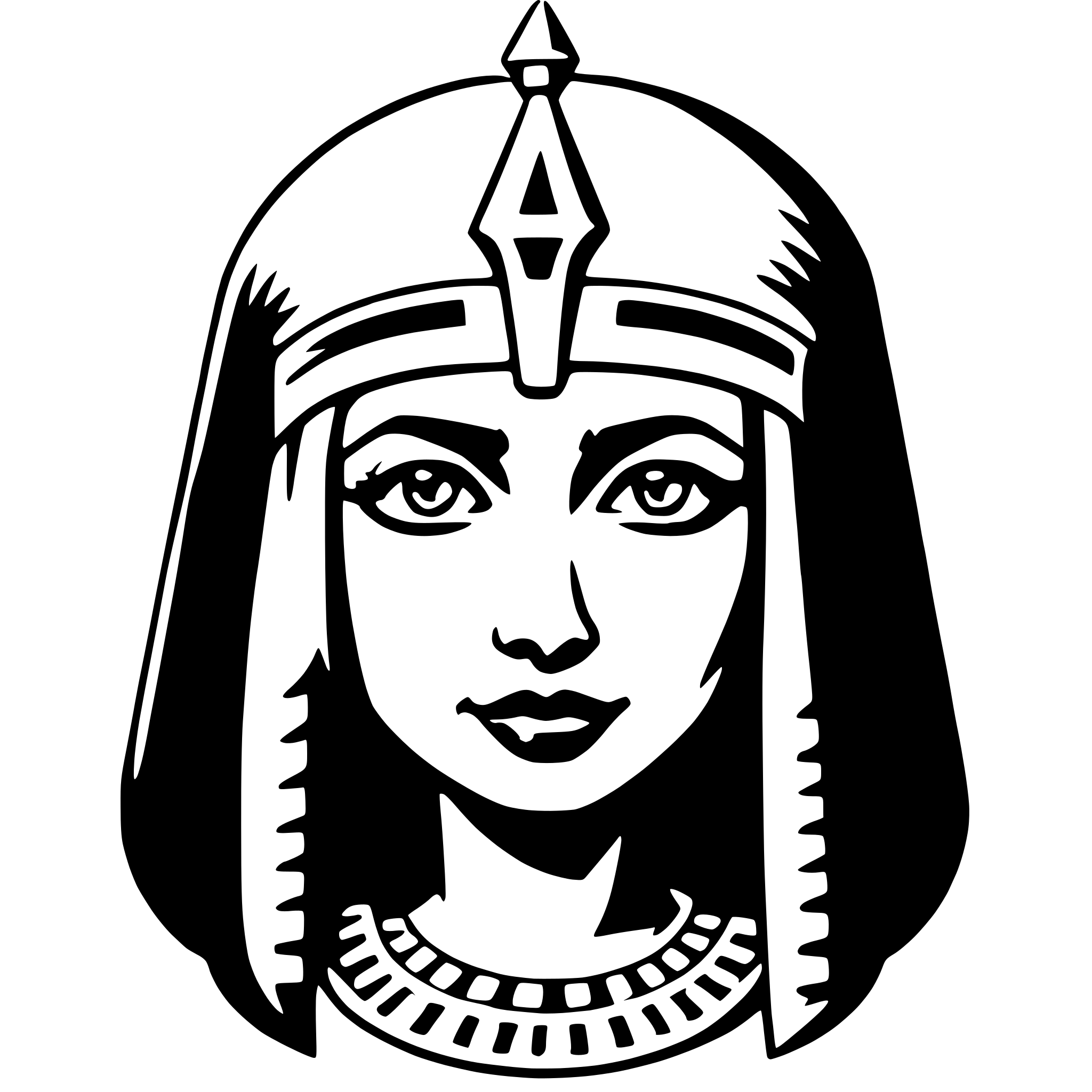 AI-generated SVG of 'hathor'