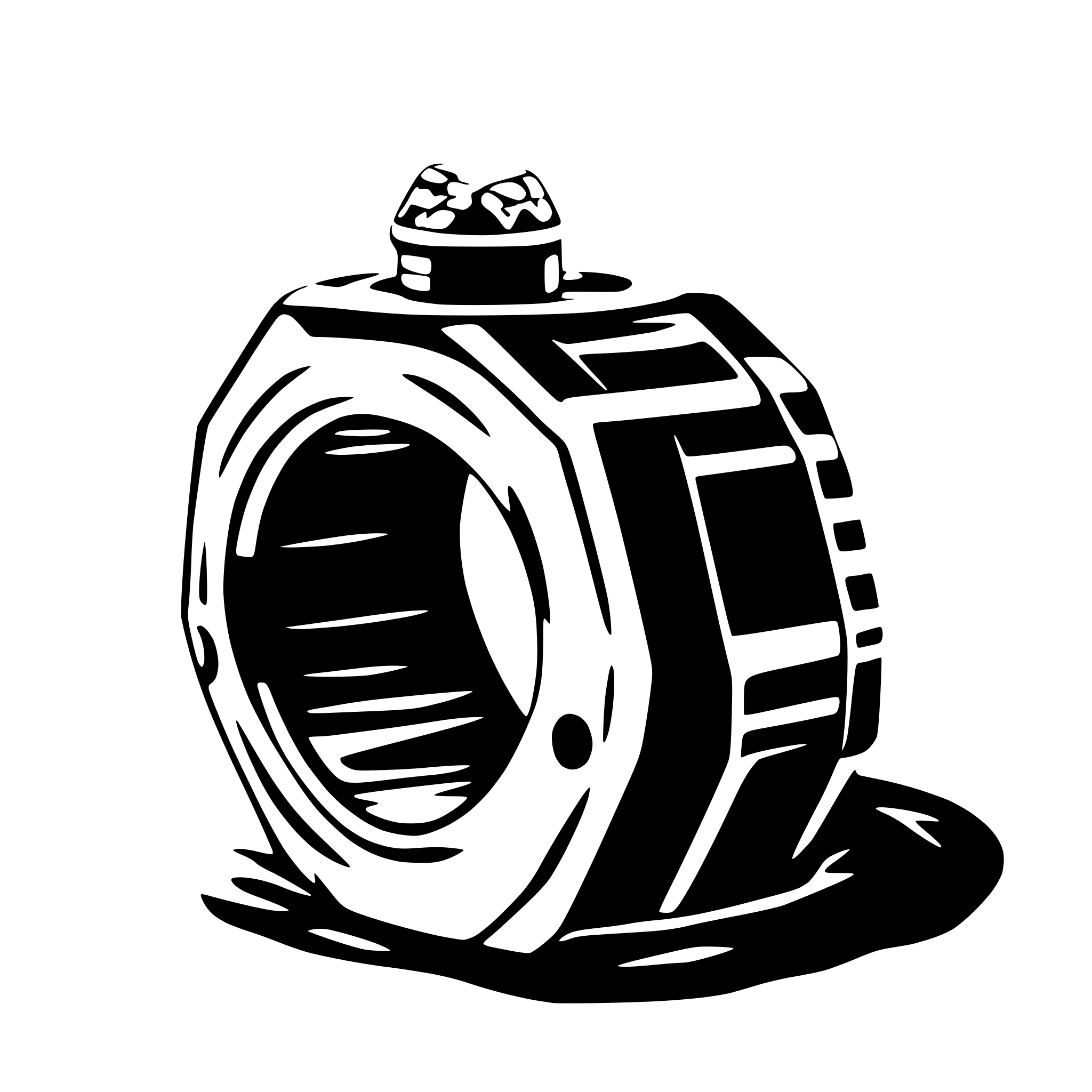 AI-generated SVG of 'Generate a crypto miner ring'