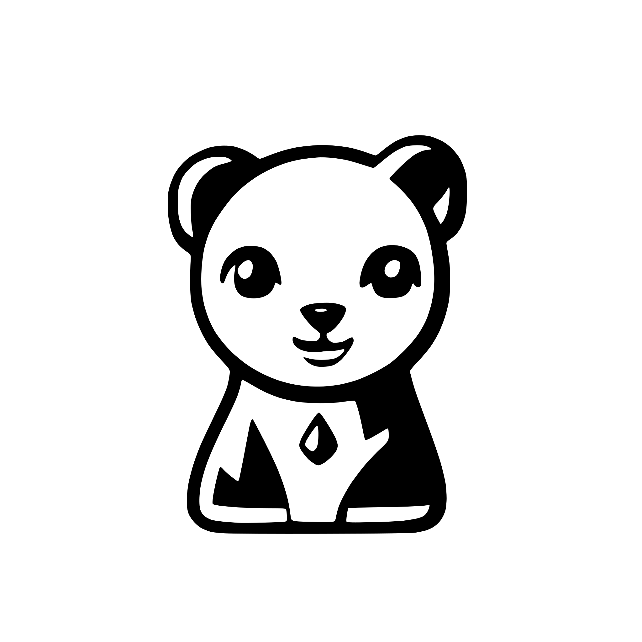 AI-generated SVG of a a cute dog