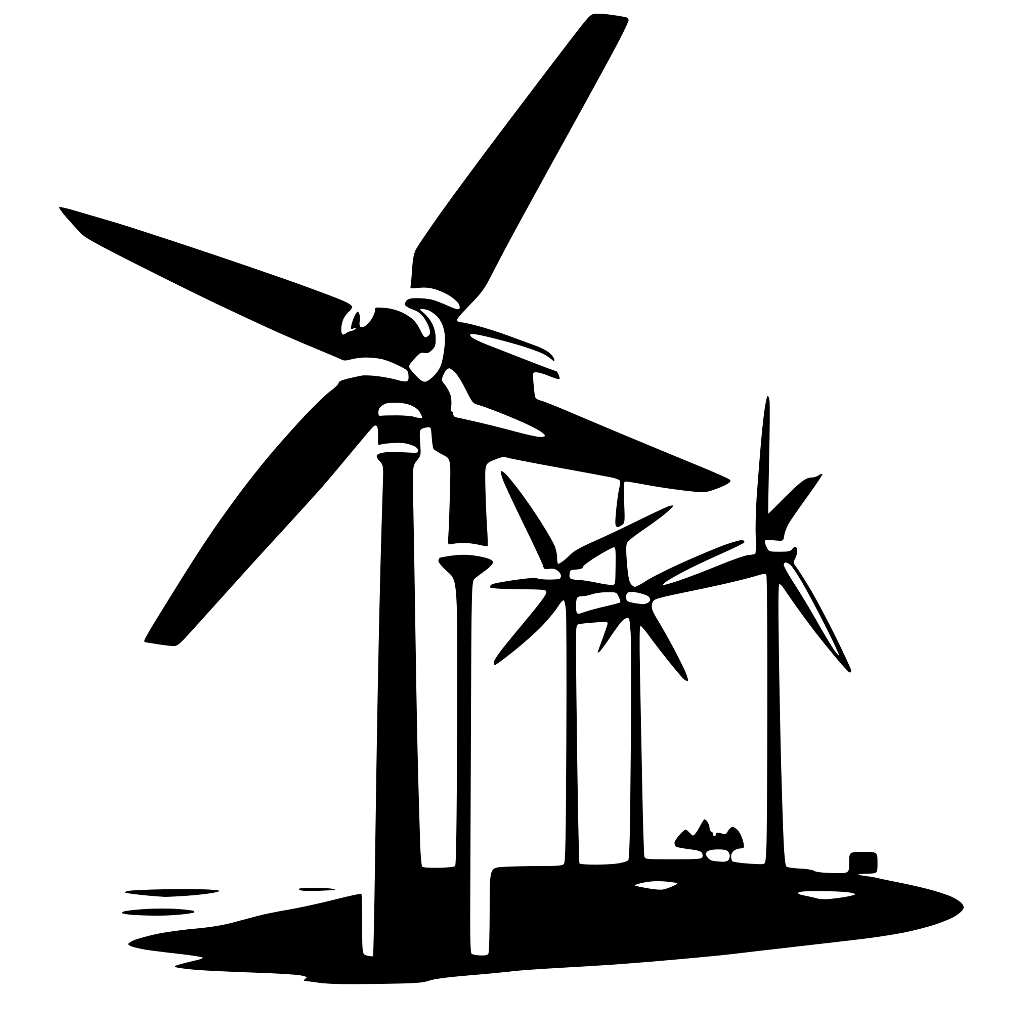 AI-generated SVG of 'An offshore wind turbine'