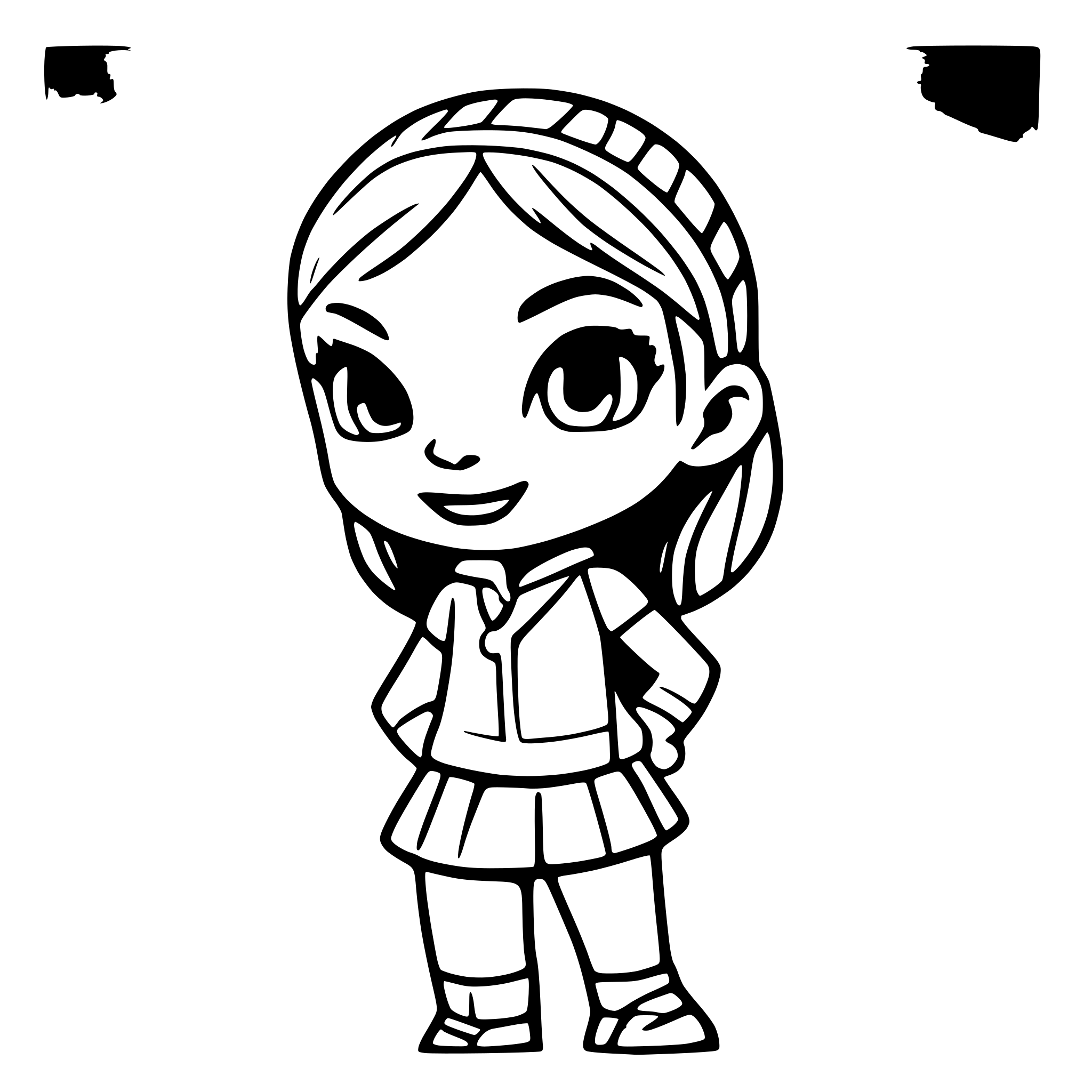 AI-generated SVG of a princesse sportif