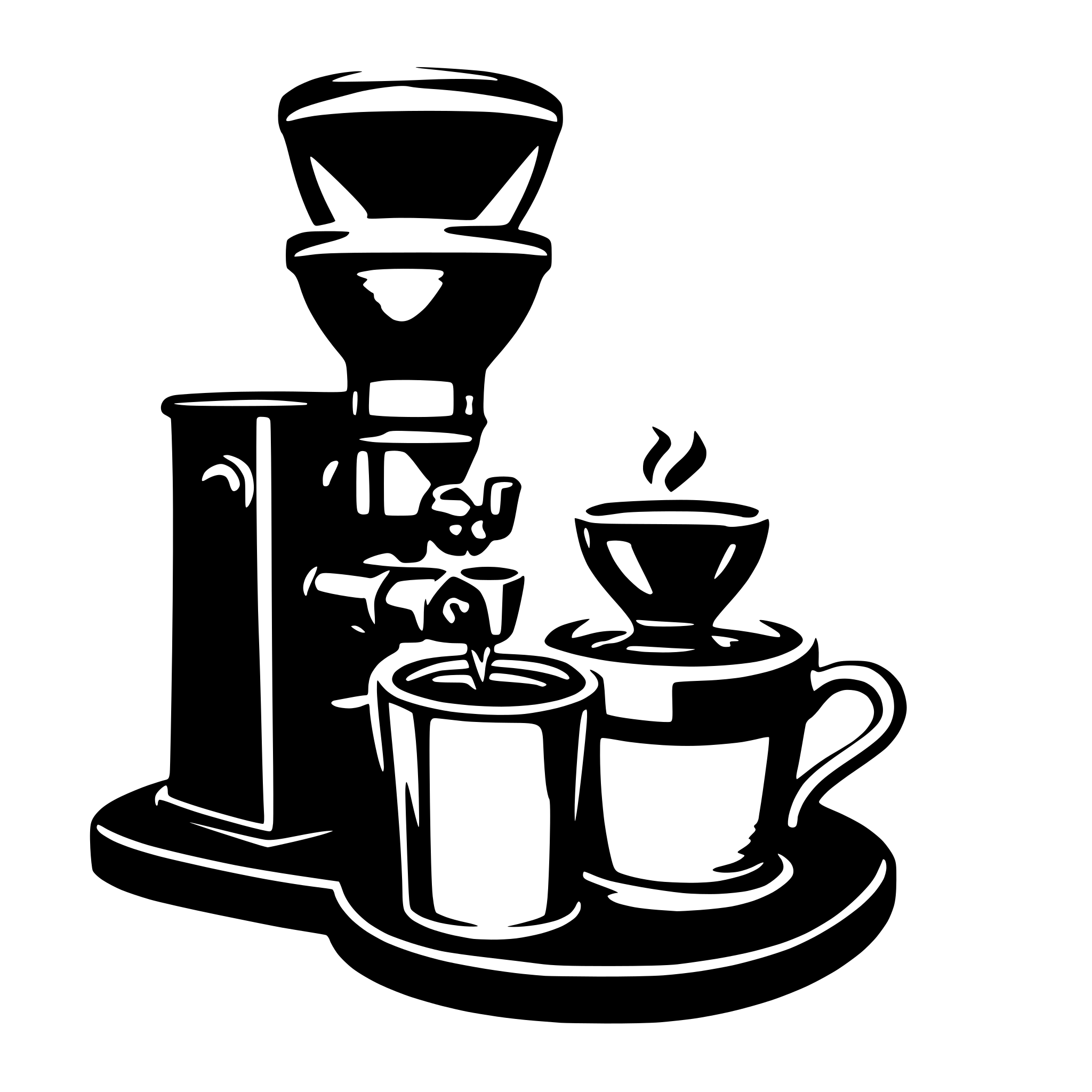 AI-generated SVG of a a logo for a company that specializes in coffee making AI-generated SVG of a a logo for a company that specializes in coffee making