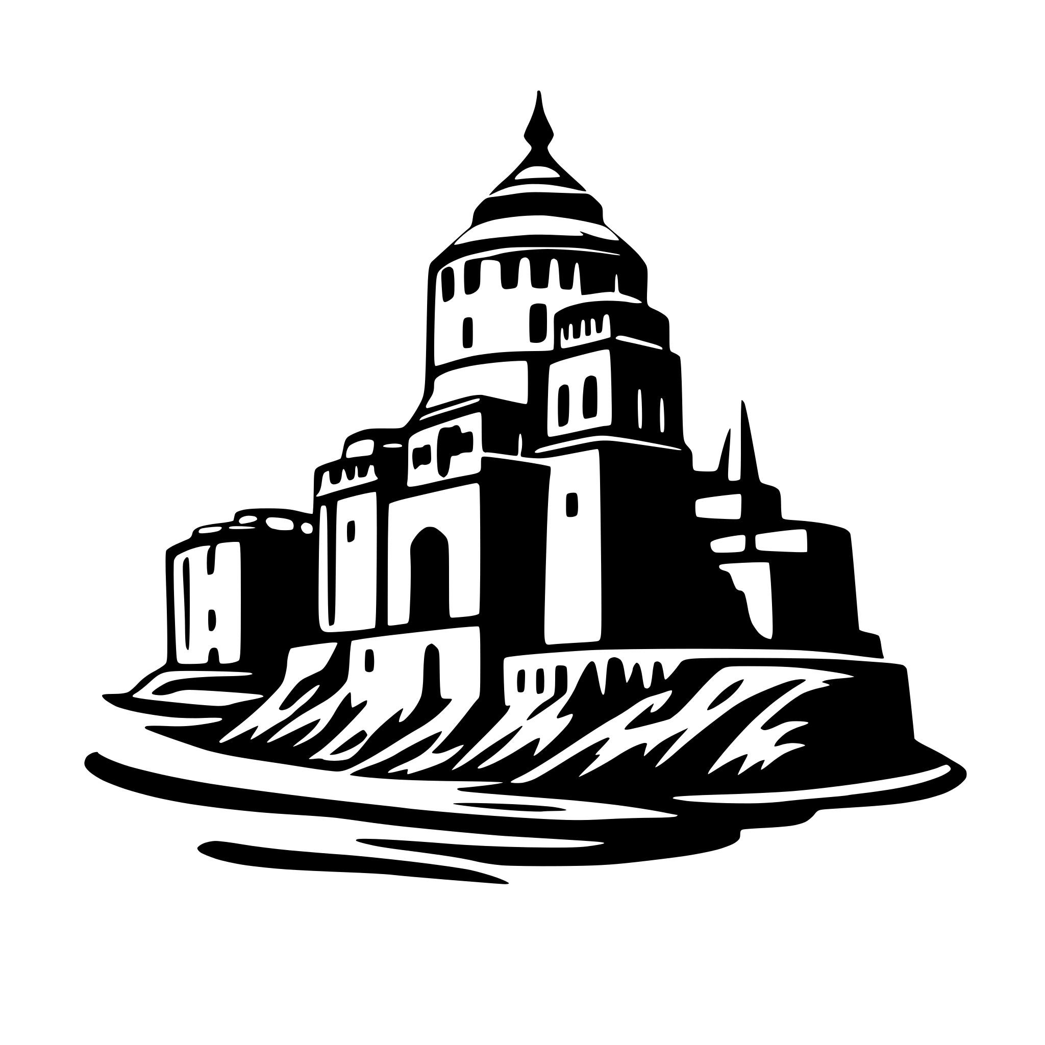 AI-generated SVG of 'logo mit Schriftzug: FC Potala'