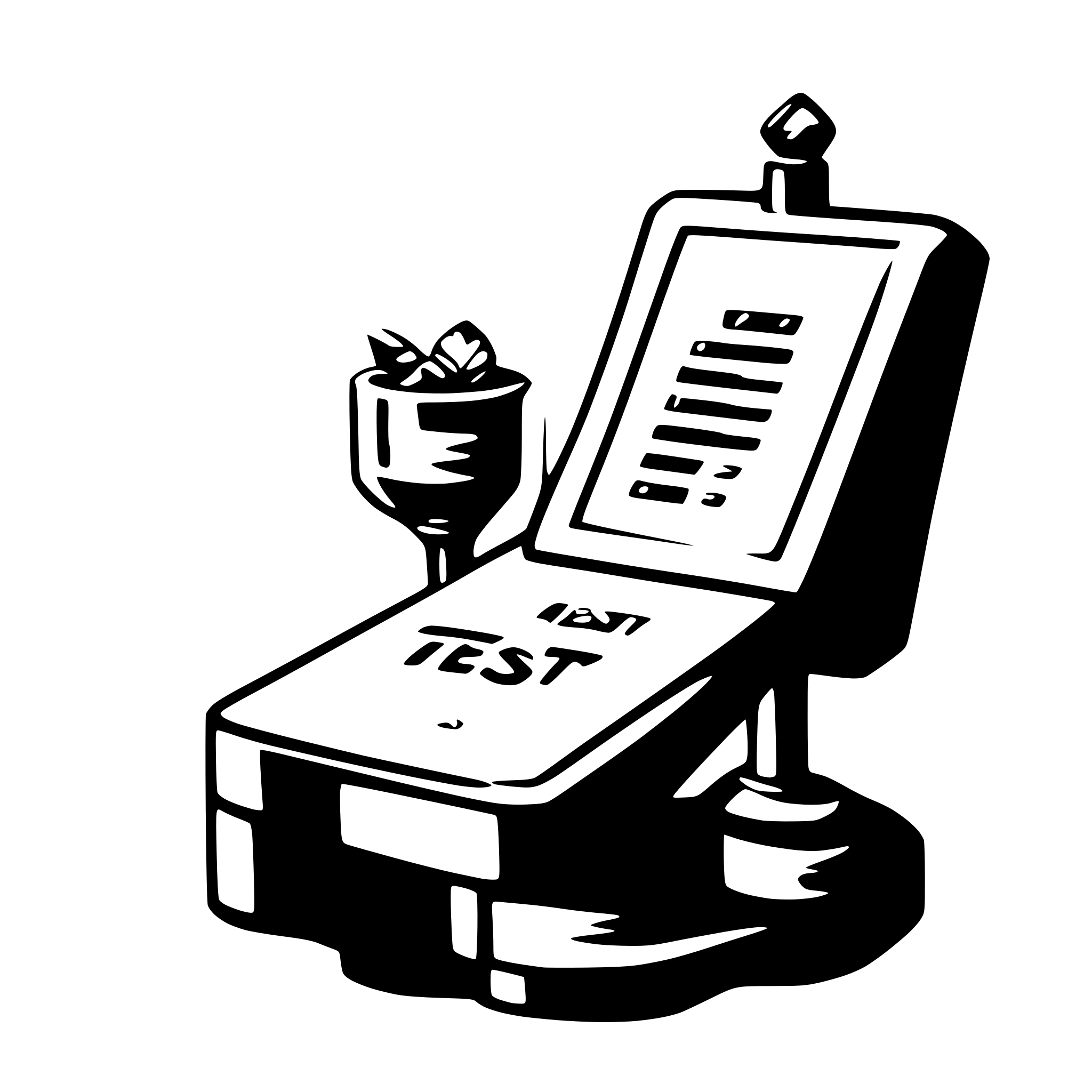 AI-generated SVG of a test