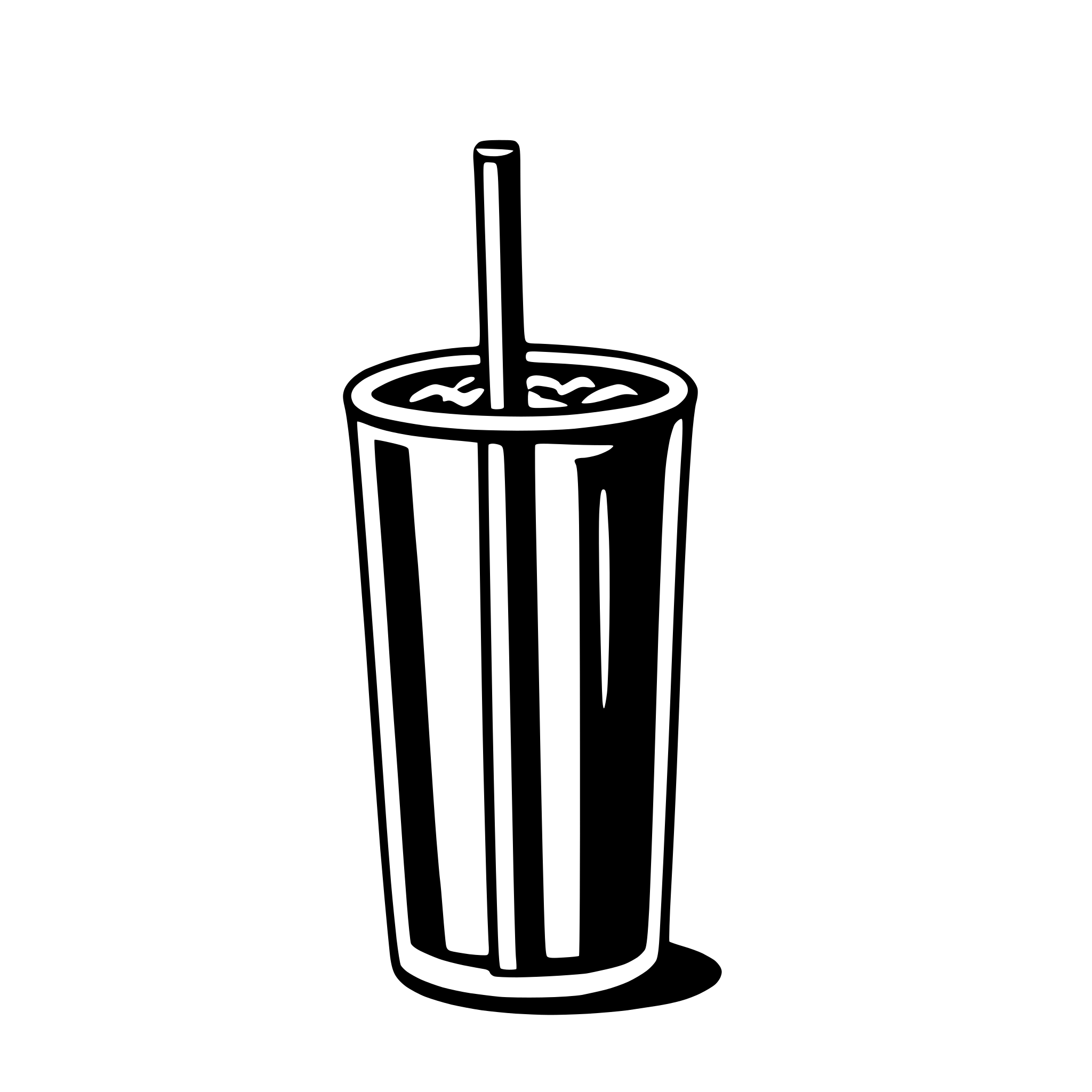 AI-generated SVG of 'drinking straw'