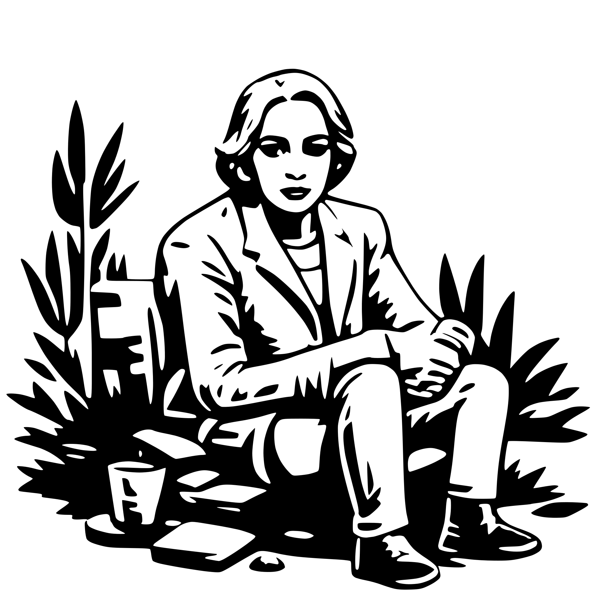 AI-generated SVG of 'надкусанная печенька'
