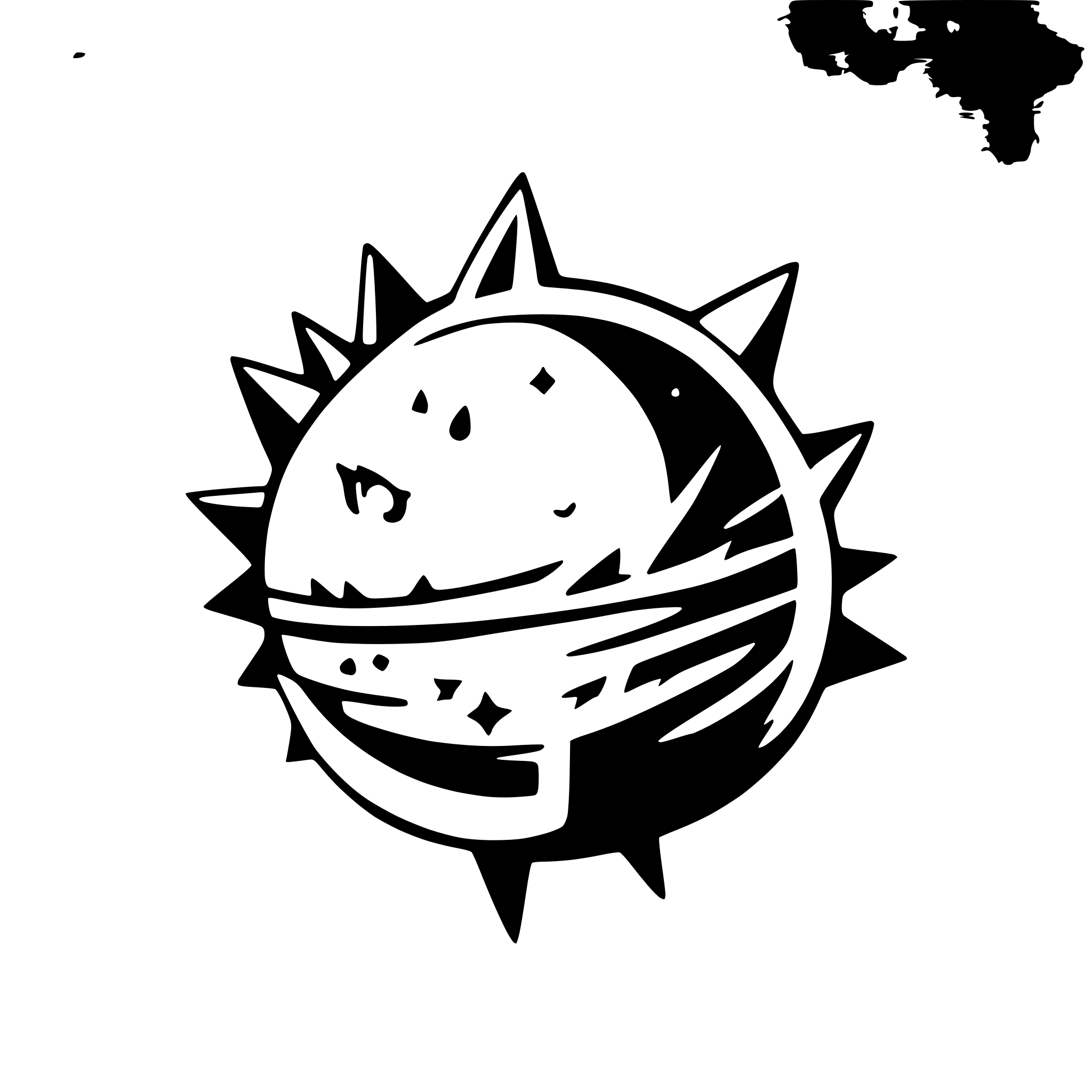 AI-generated SVG of a A logo of something stellar with an event horizon