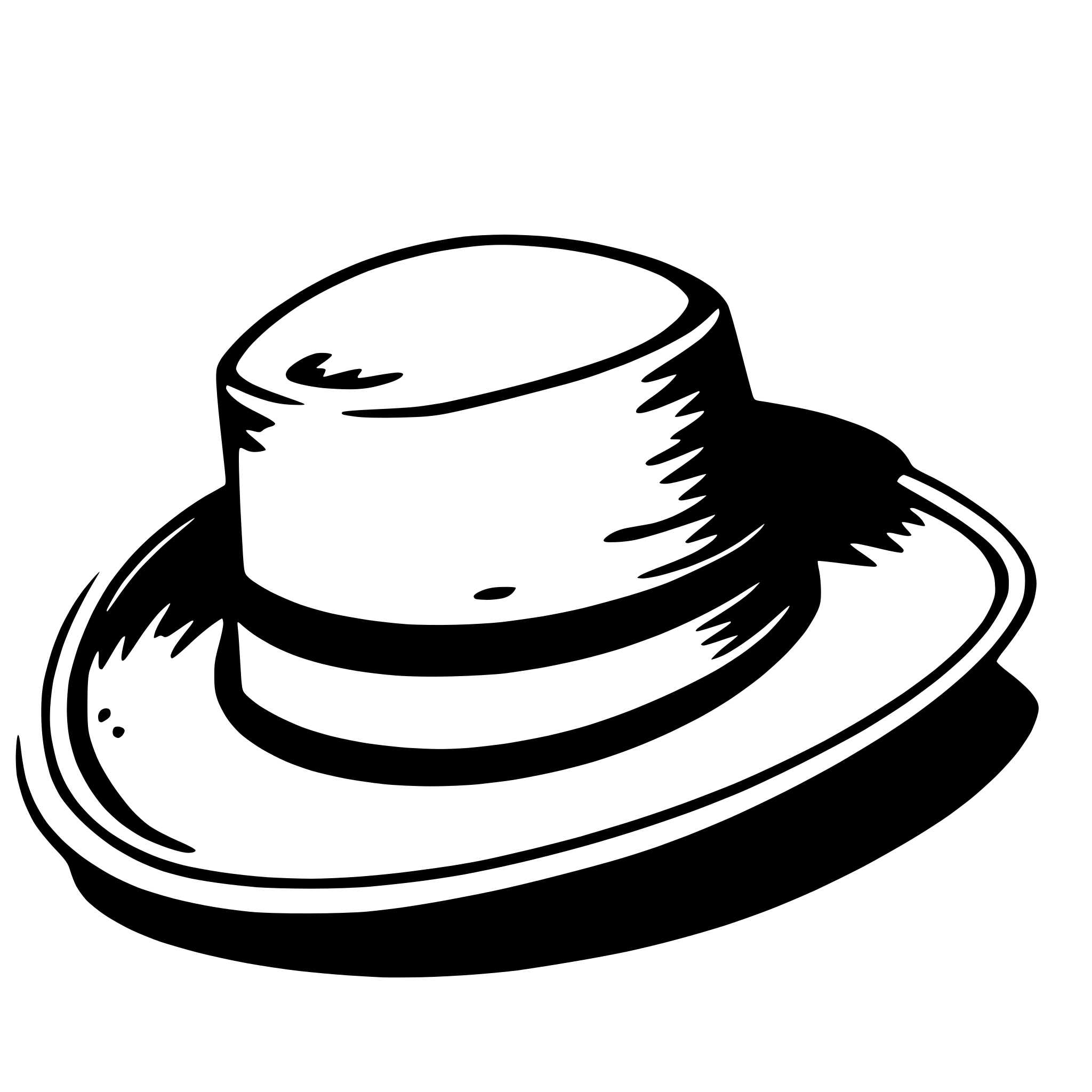 AI-generated SVG of 'sun hat'