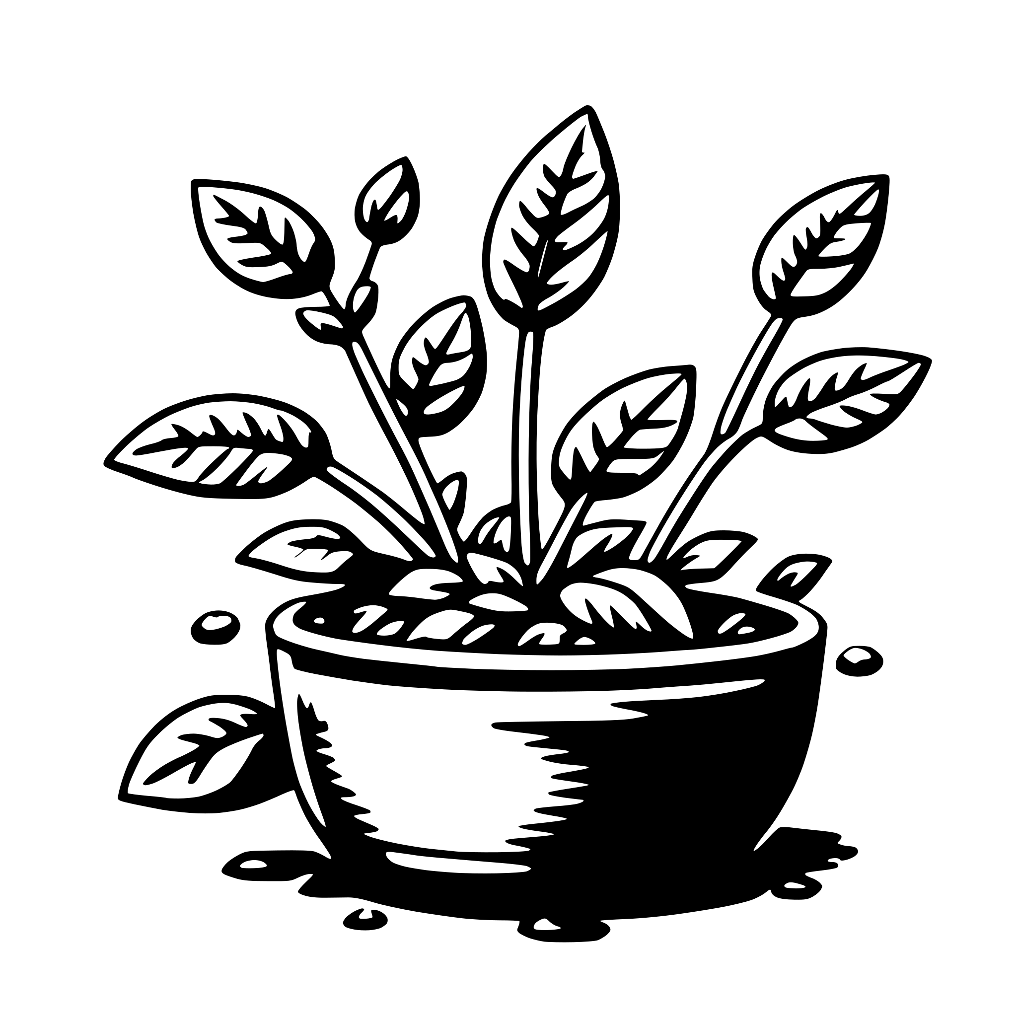 AI-generated SVG of 'thyme'