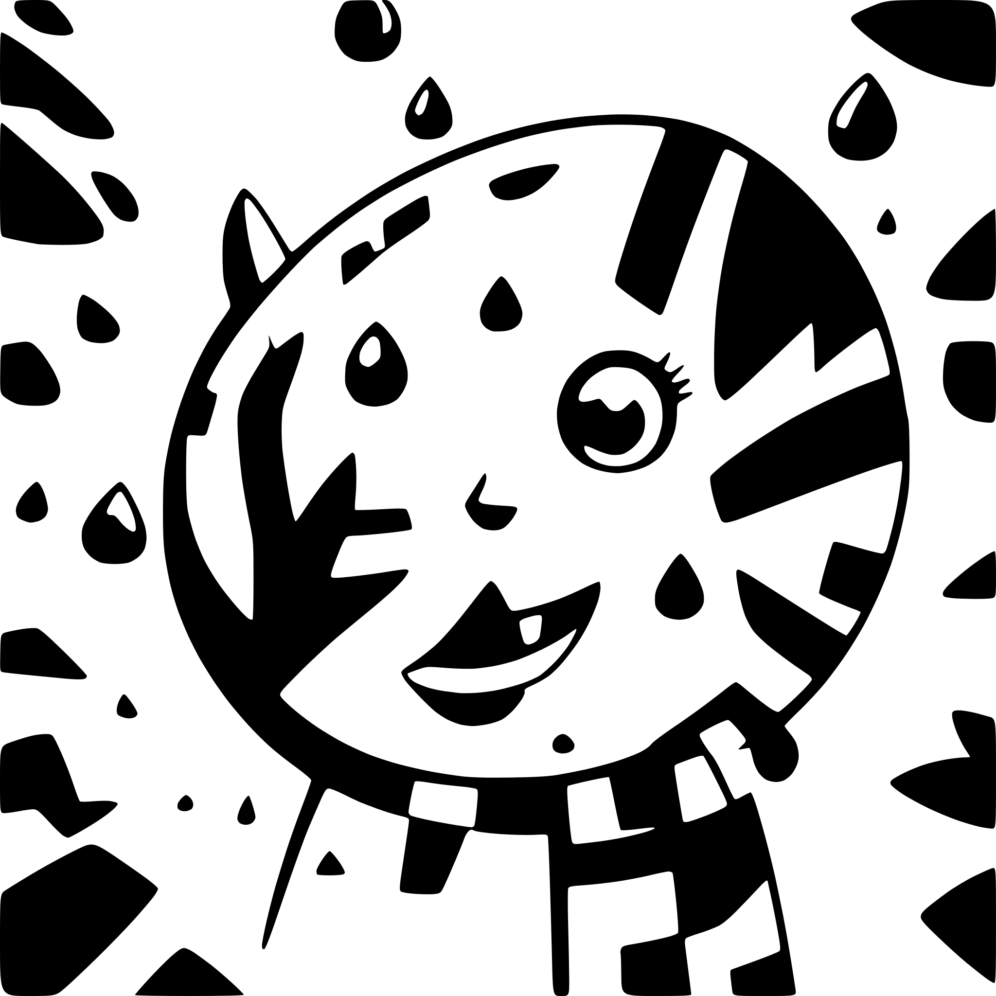 AI-generated SVG of a Abstract shapes and colors black yellow a lot of shapes dynamic