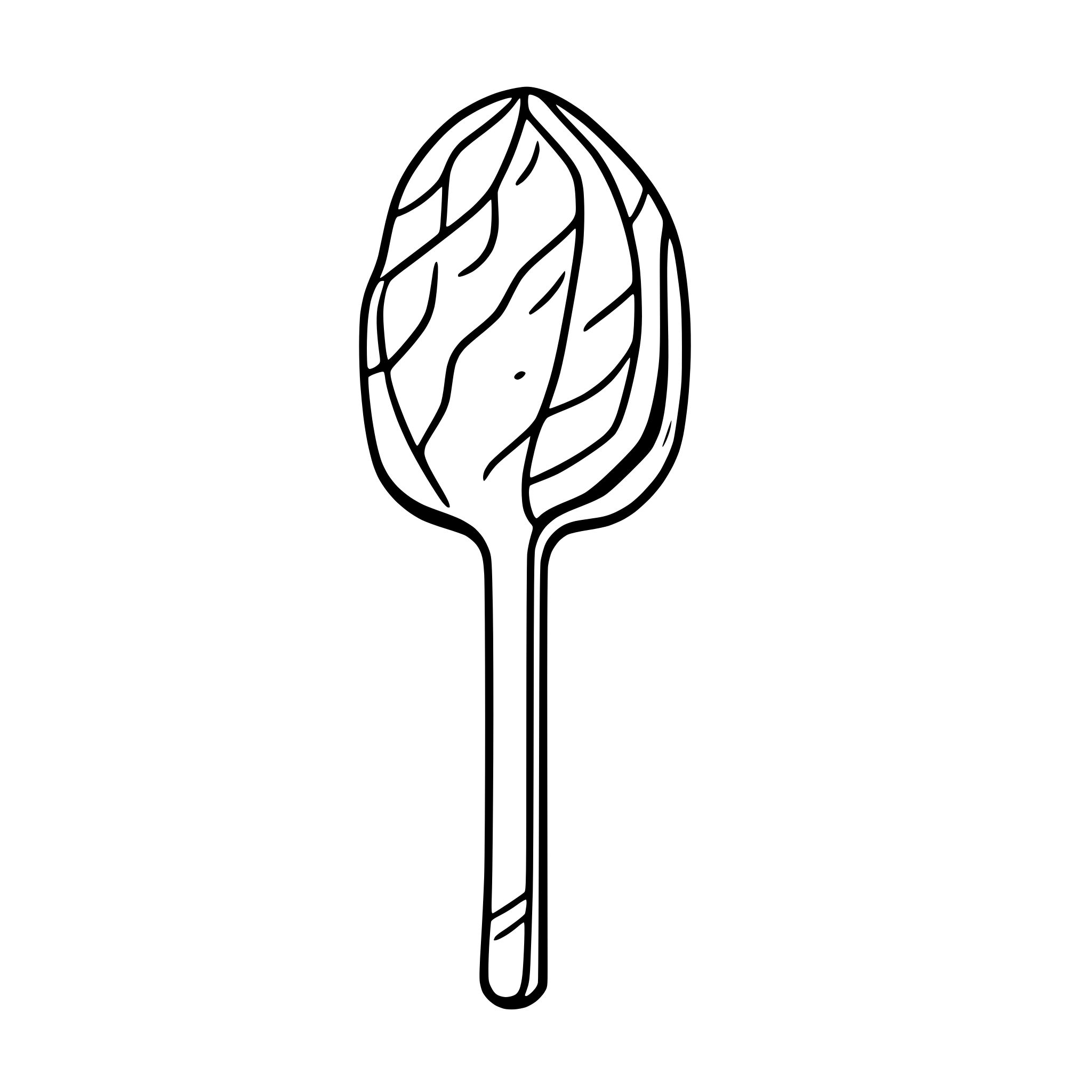 AI-generated SVG of a mace