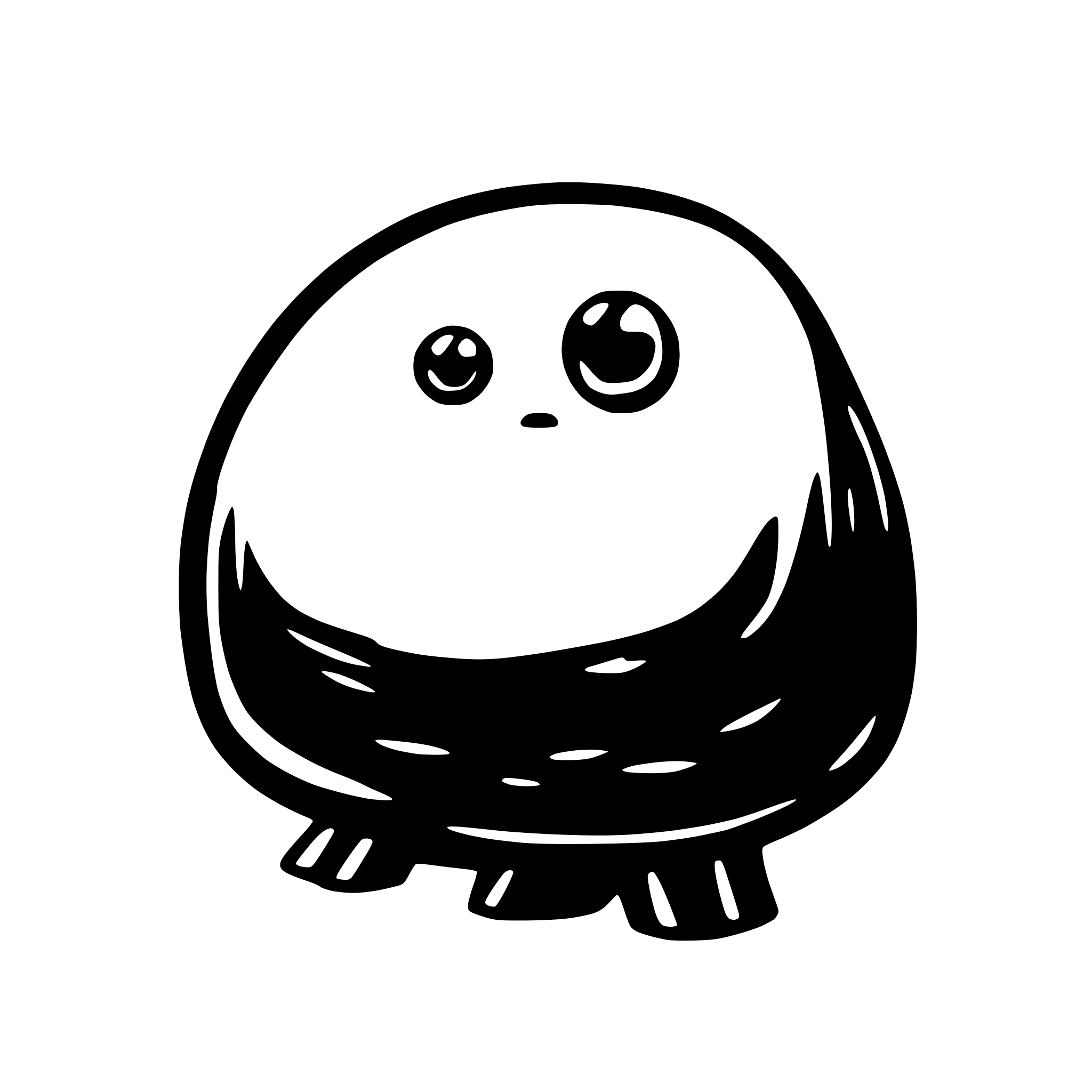 AI-generated SVG of a blob