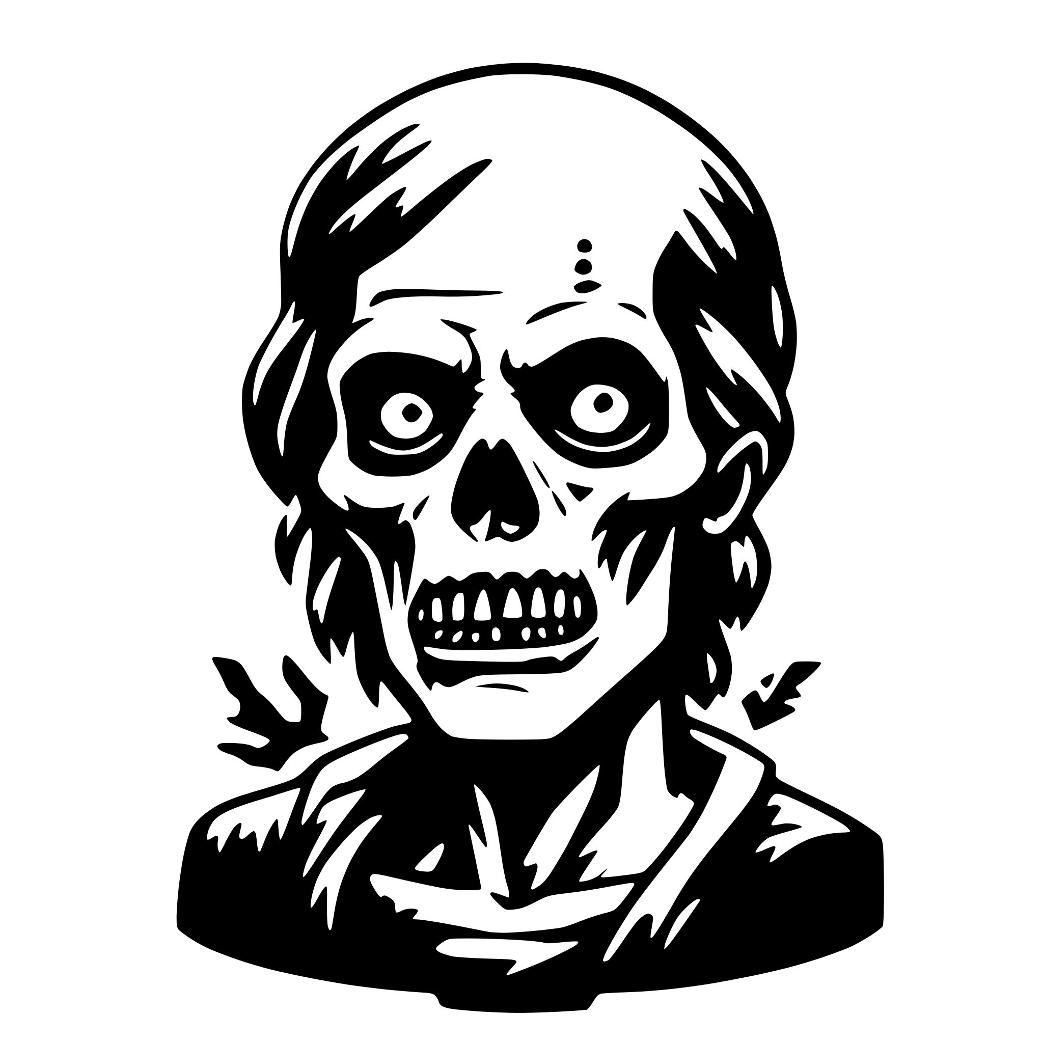 AI-generated SVG of 'Logo zombie'