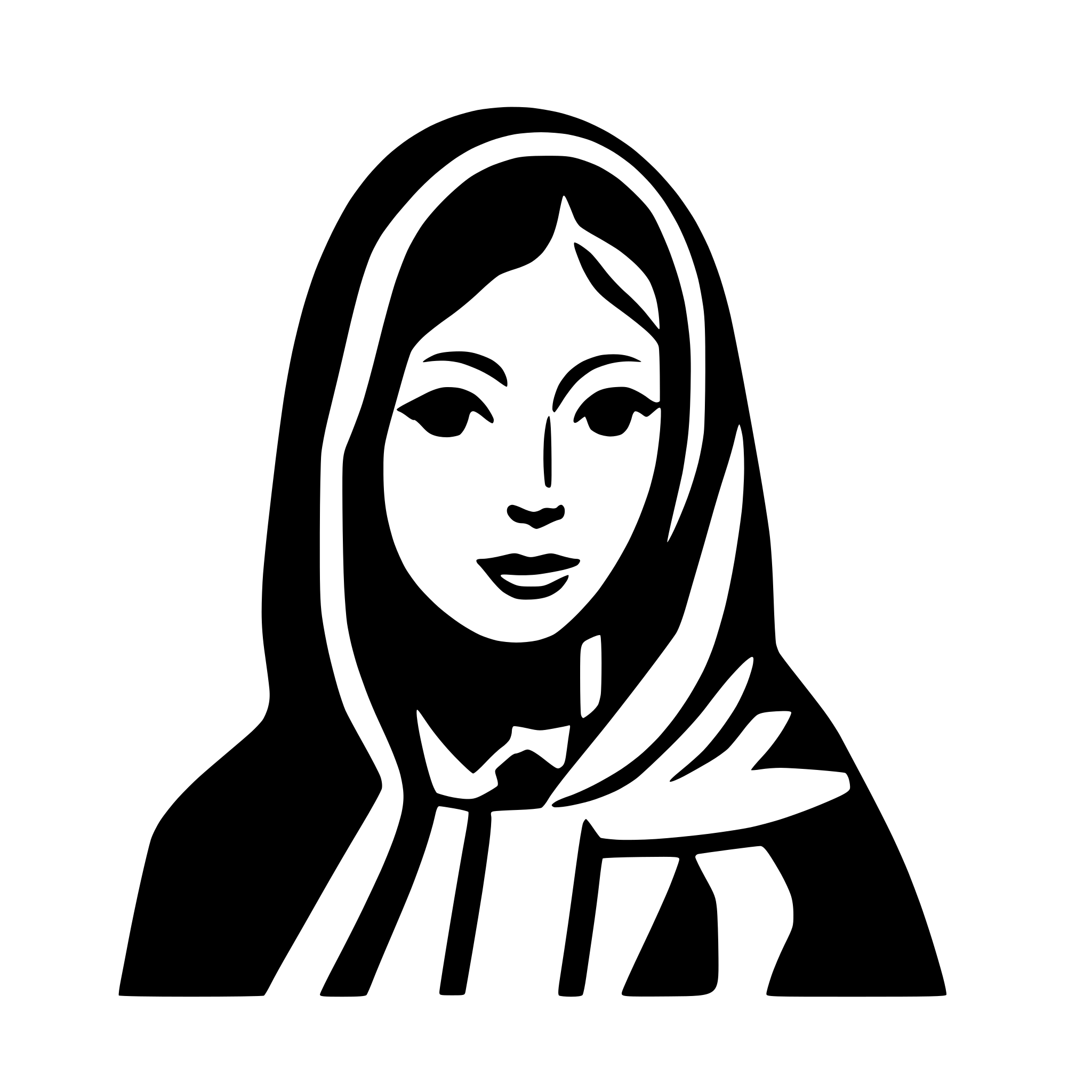 AI-generated SVG of 'our lady of guadalupe'